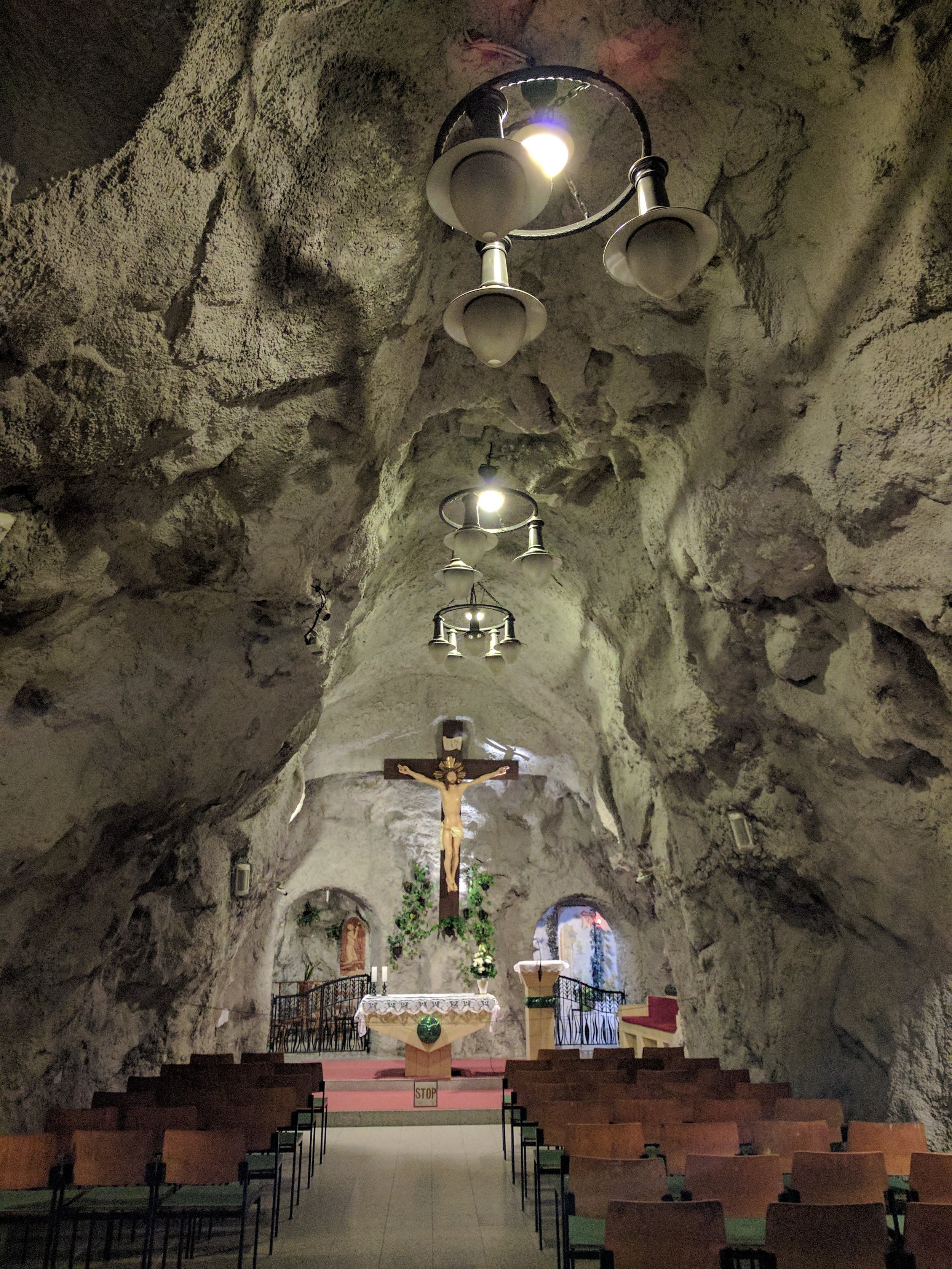 Inside the cave