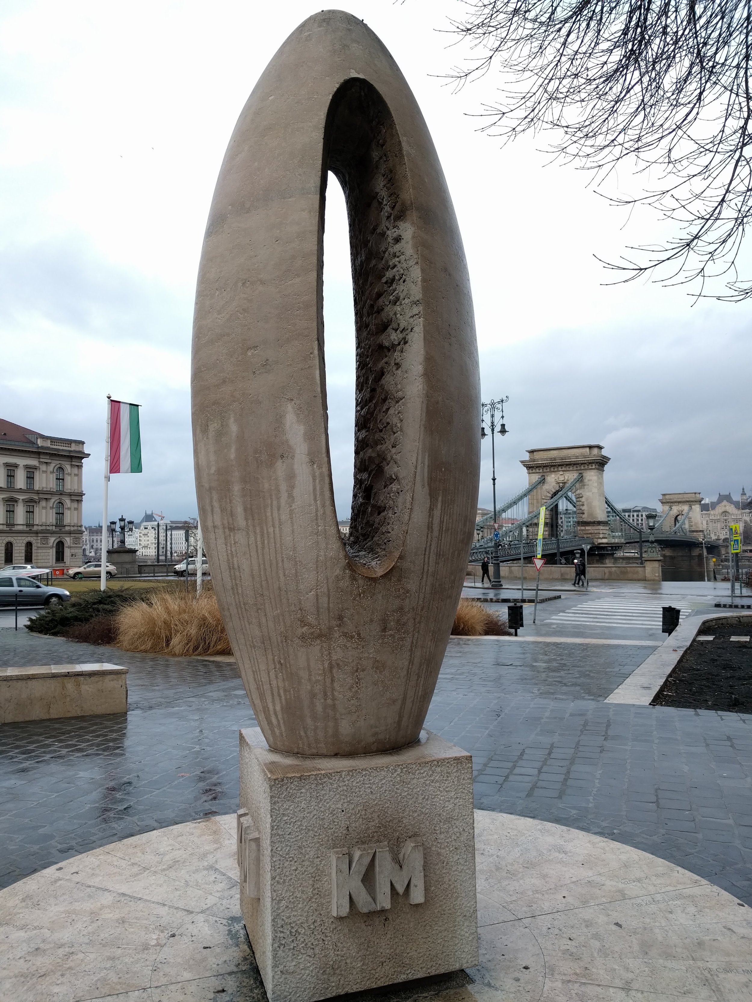 0 KM stone