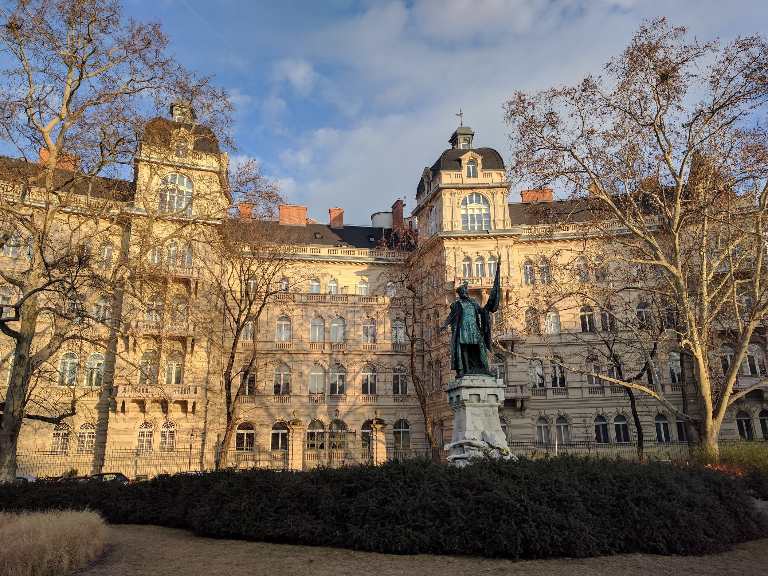 Walking back along Andrassy street