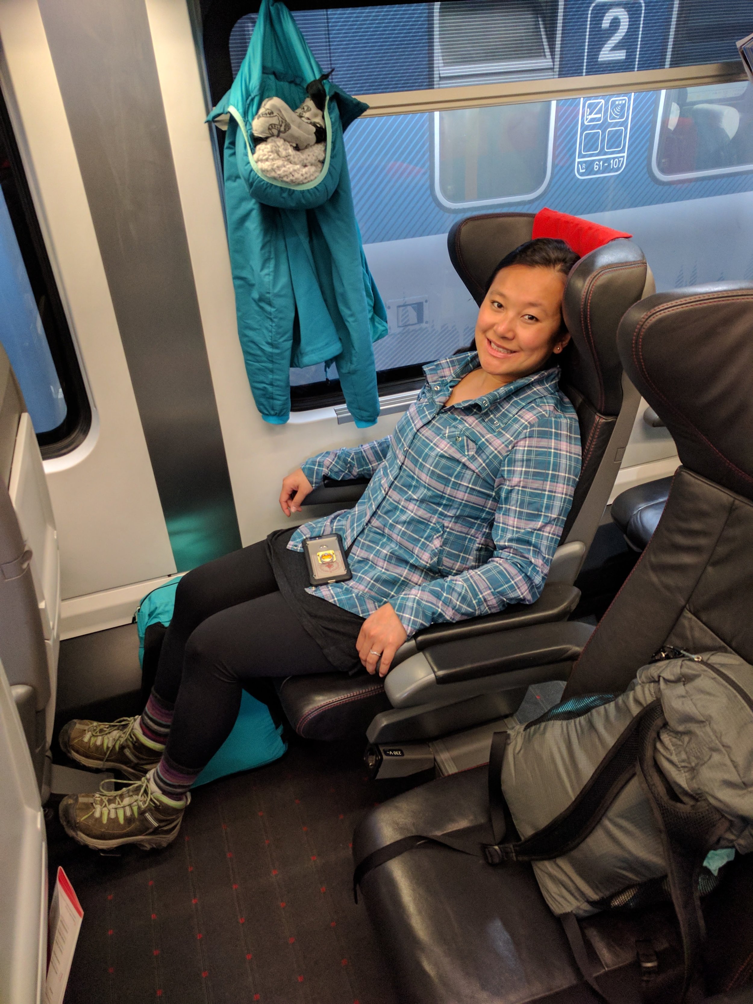 clean Austrian trains - OBB!