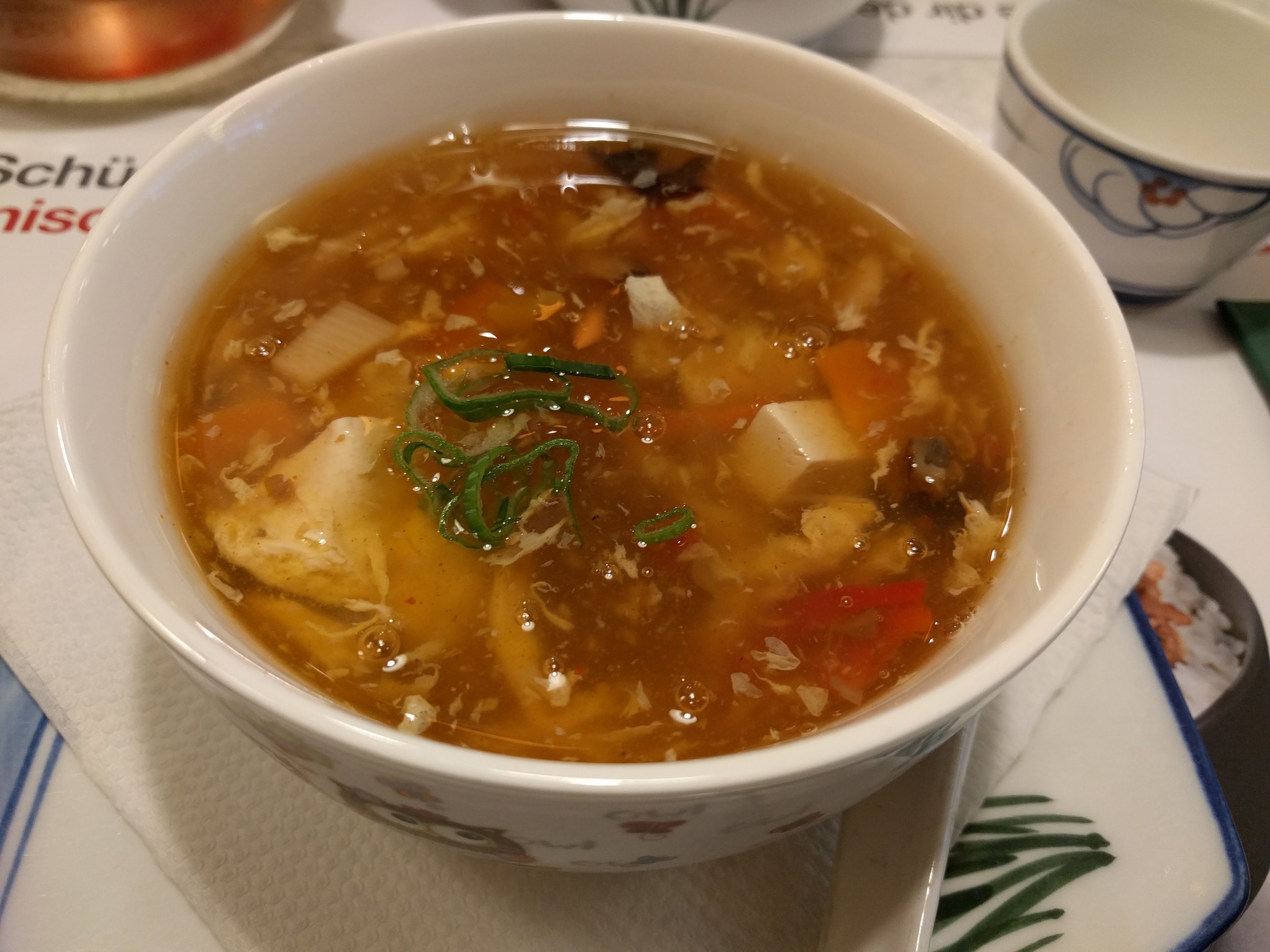 Hot and sour soup @ Akakiko