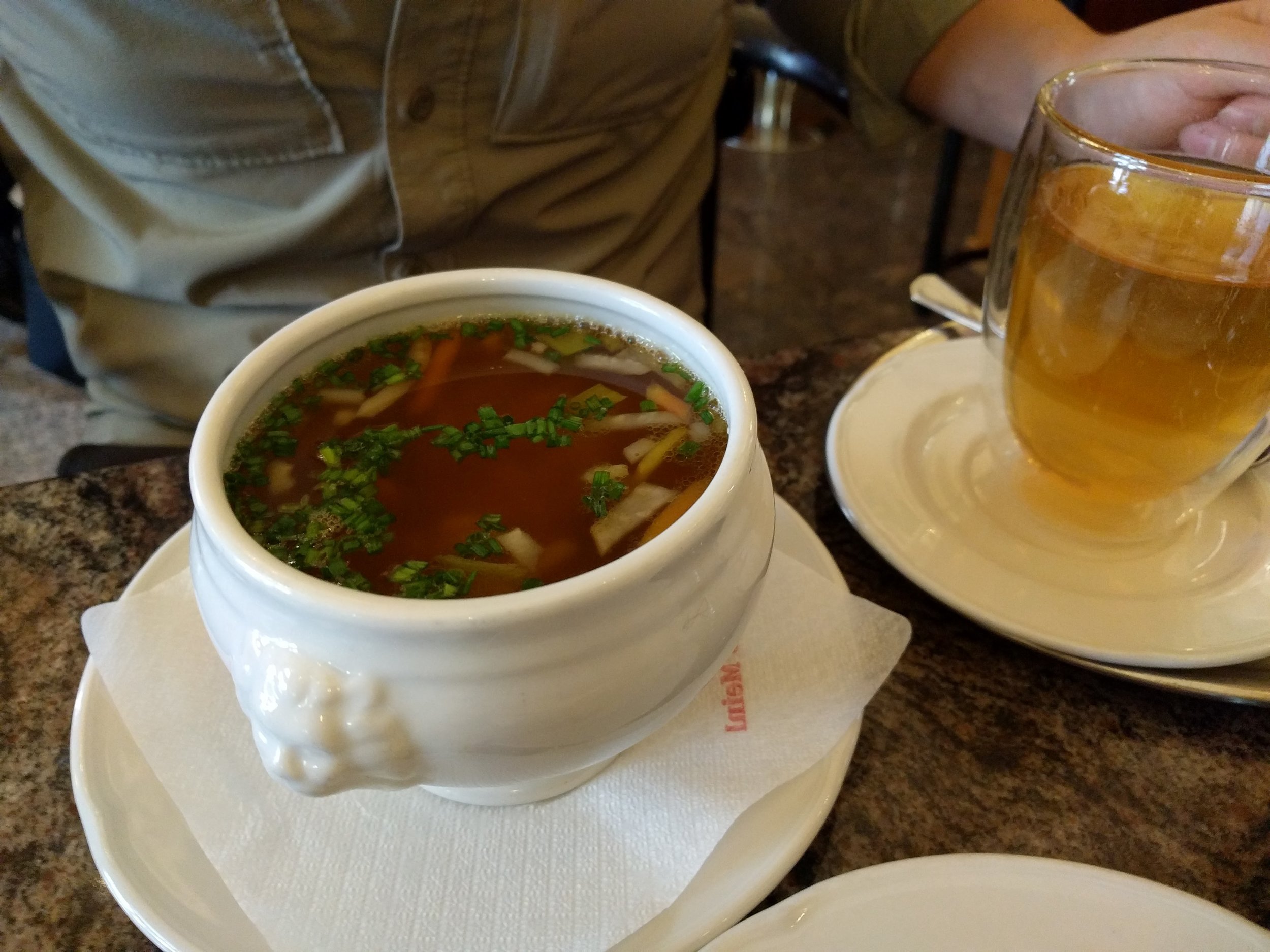 Viennese beef soup @ Café Bellaria