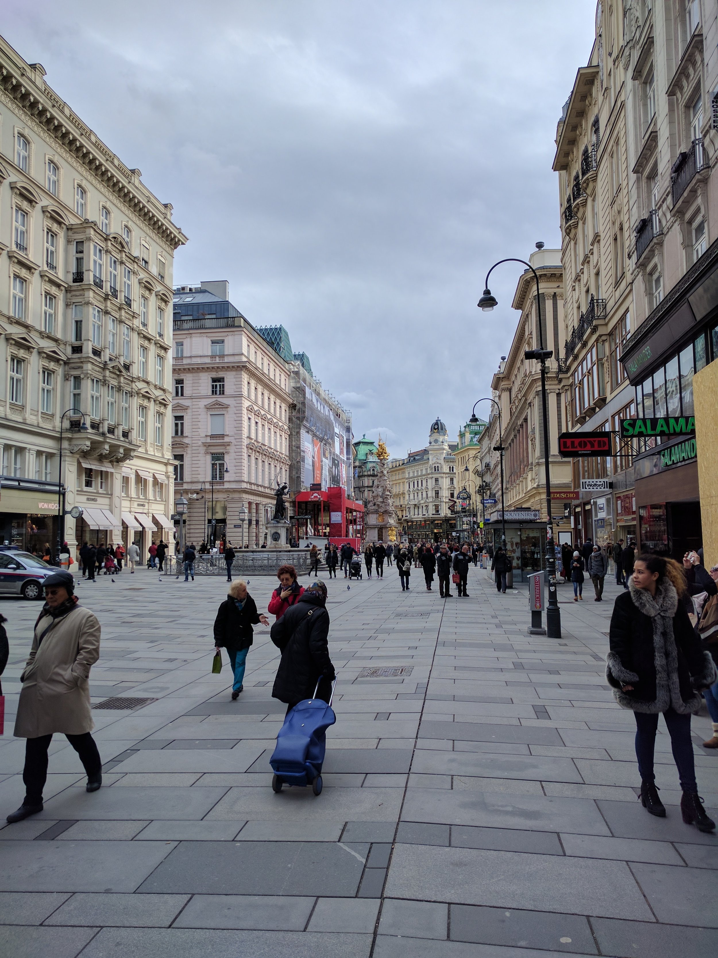 Graben and Kohlmarkt streets