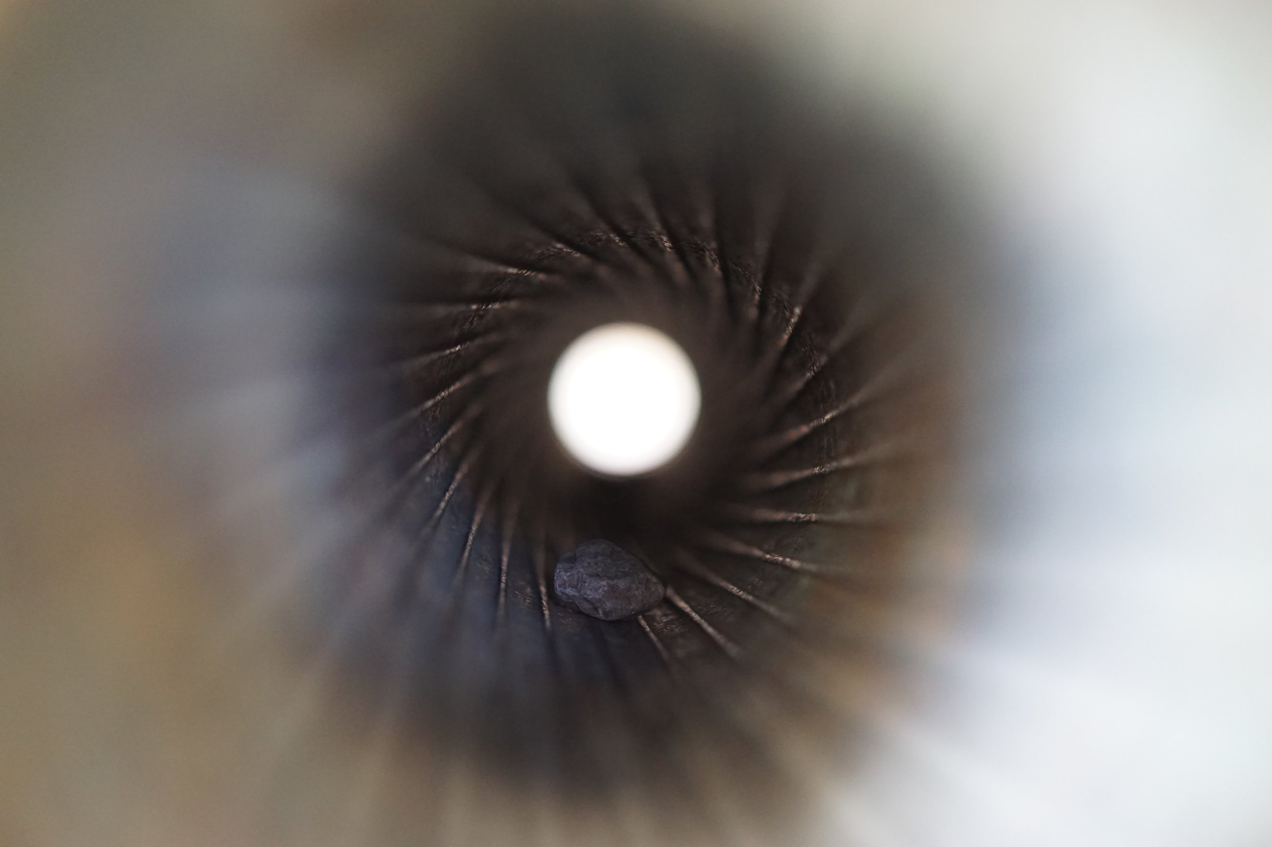 Staring down the barrel of a cannon