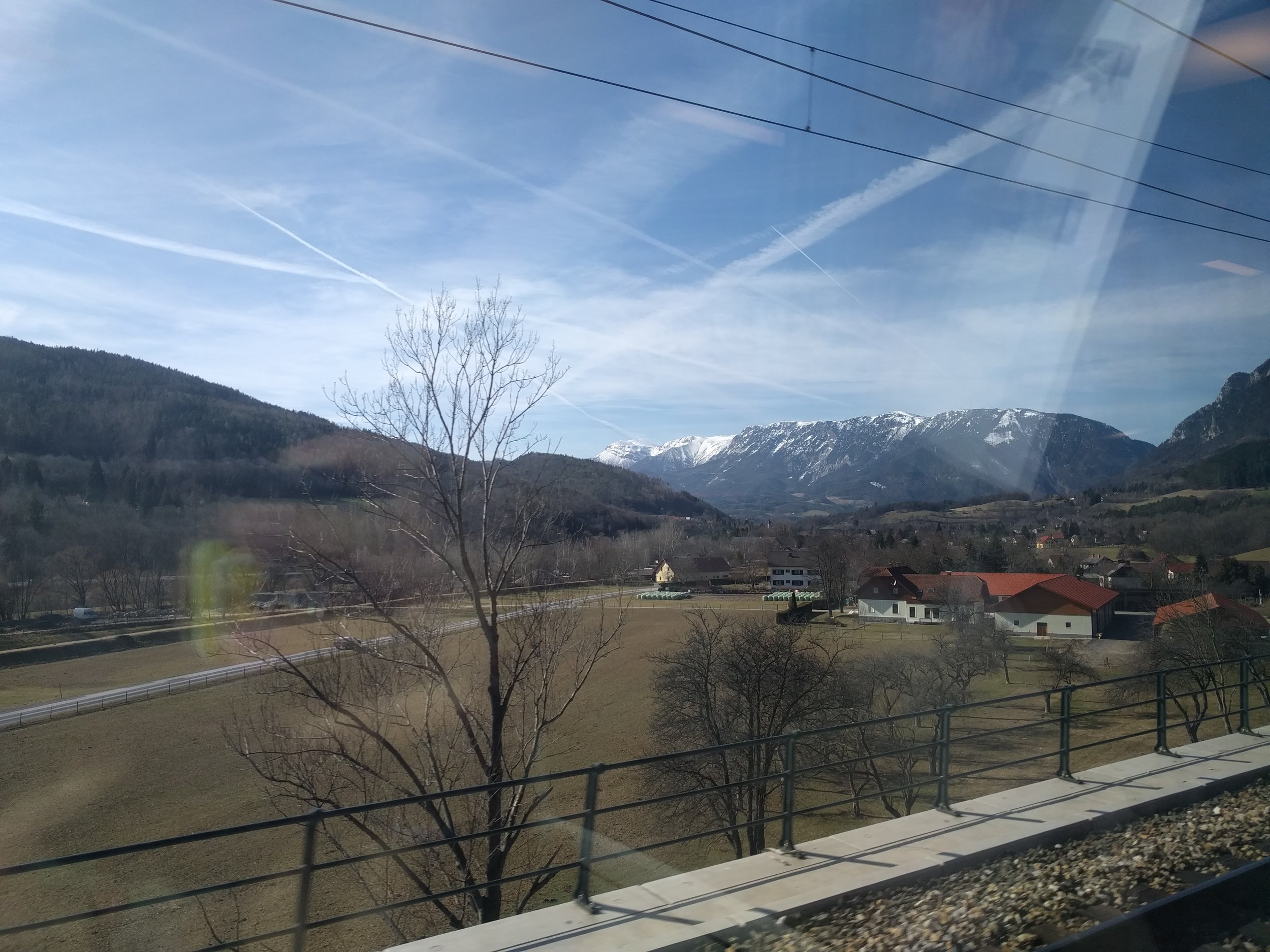 Views from train ride to Villach