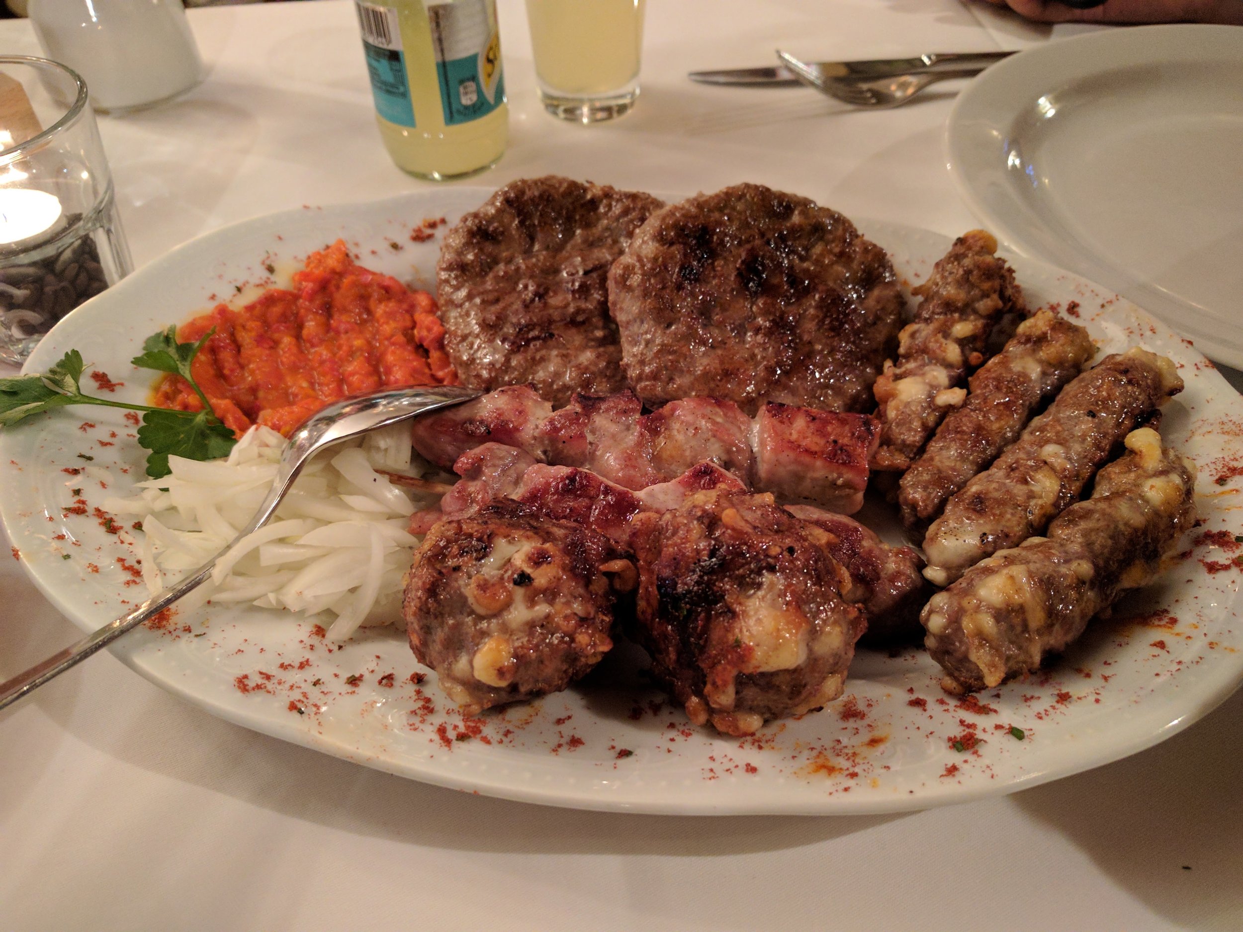 Meat platter for two