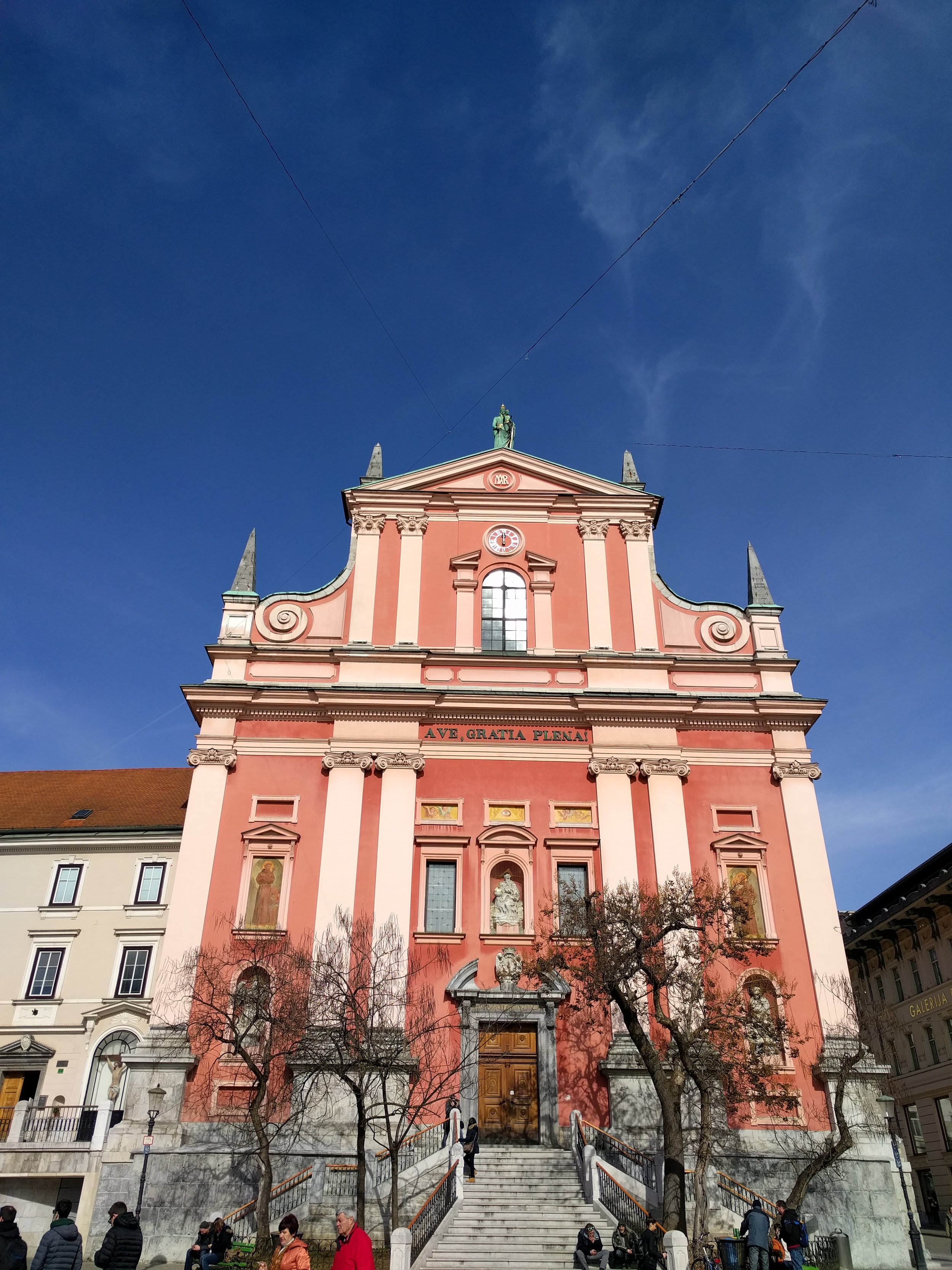 Pink Franciscan church