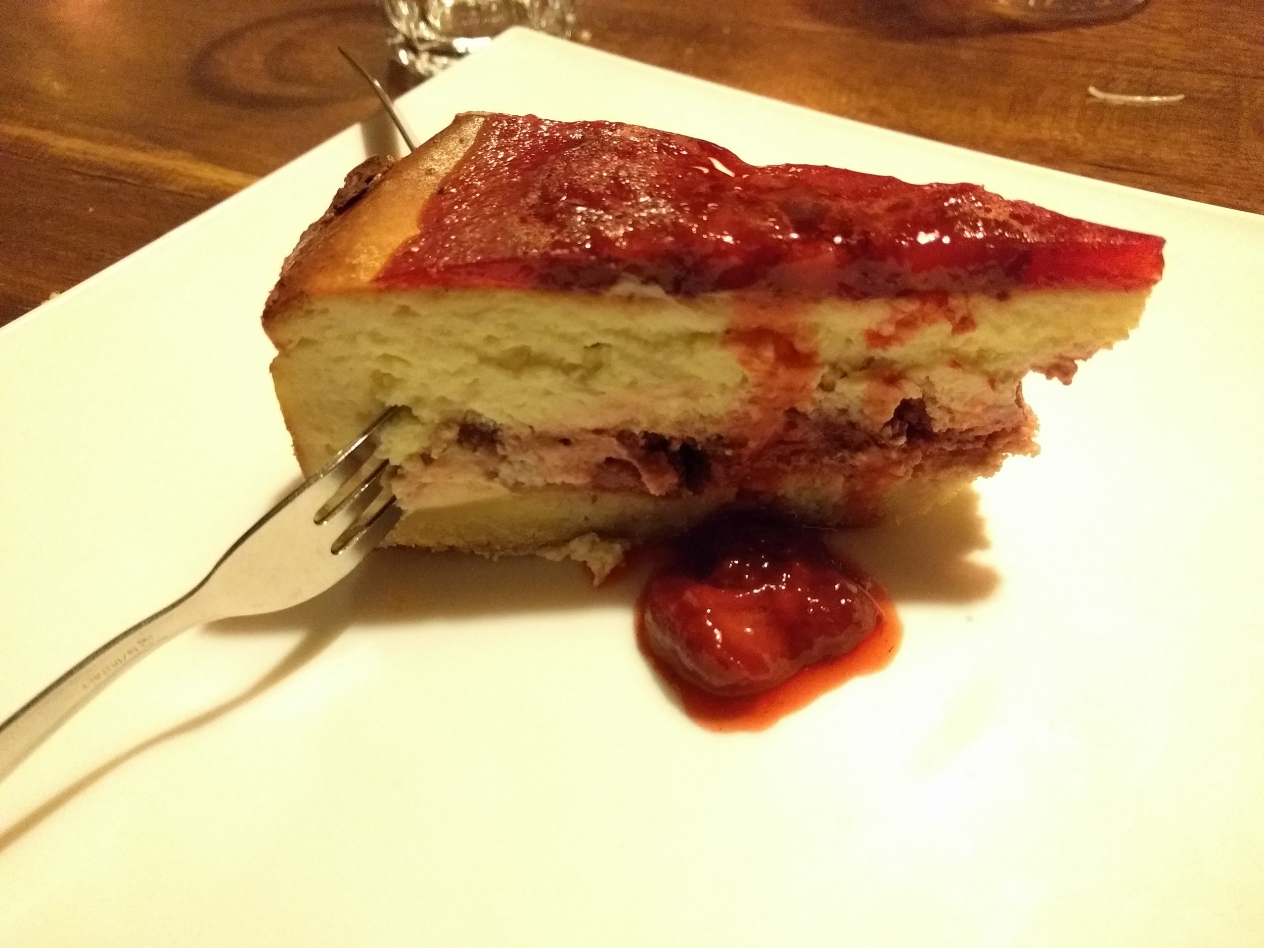 Fruit curd cake @ Gostilna Sokol