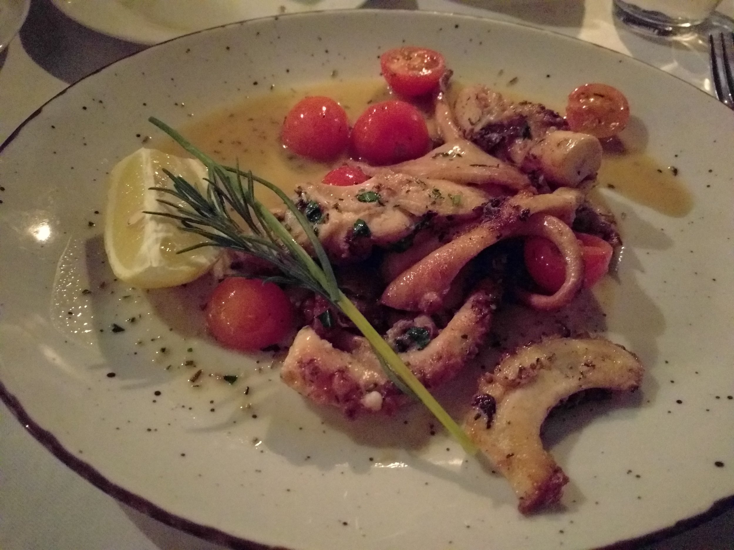 Grilled octopus @ Julija