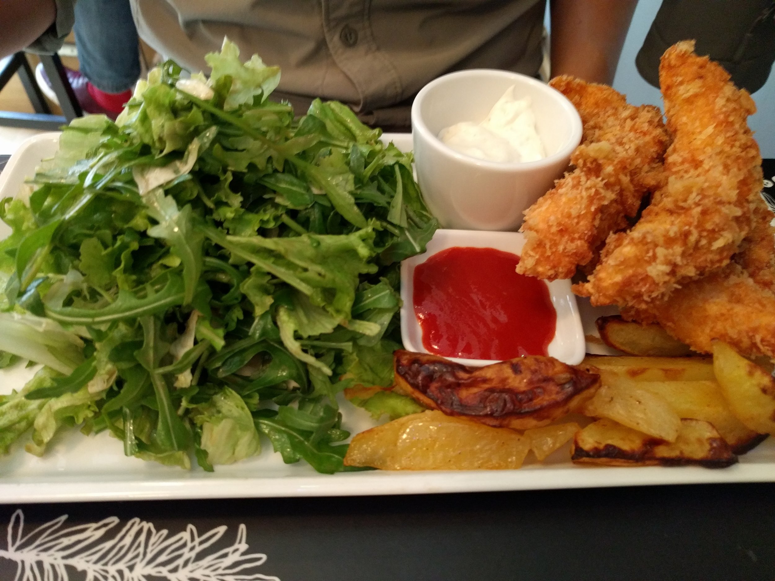 "fried chicken" aka chicken breast tenders