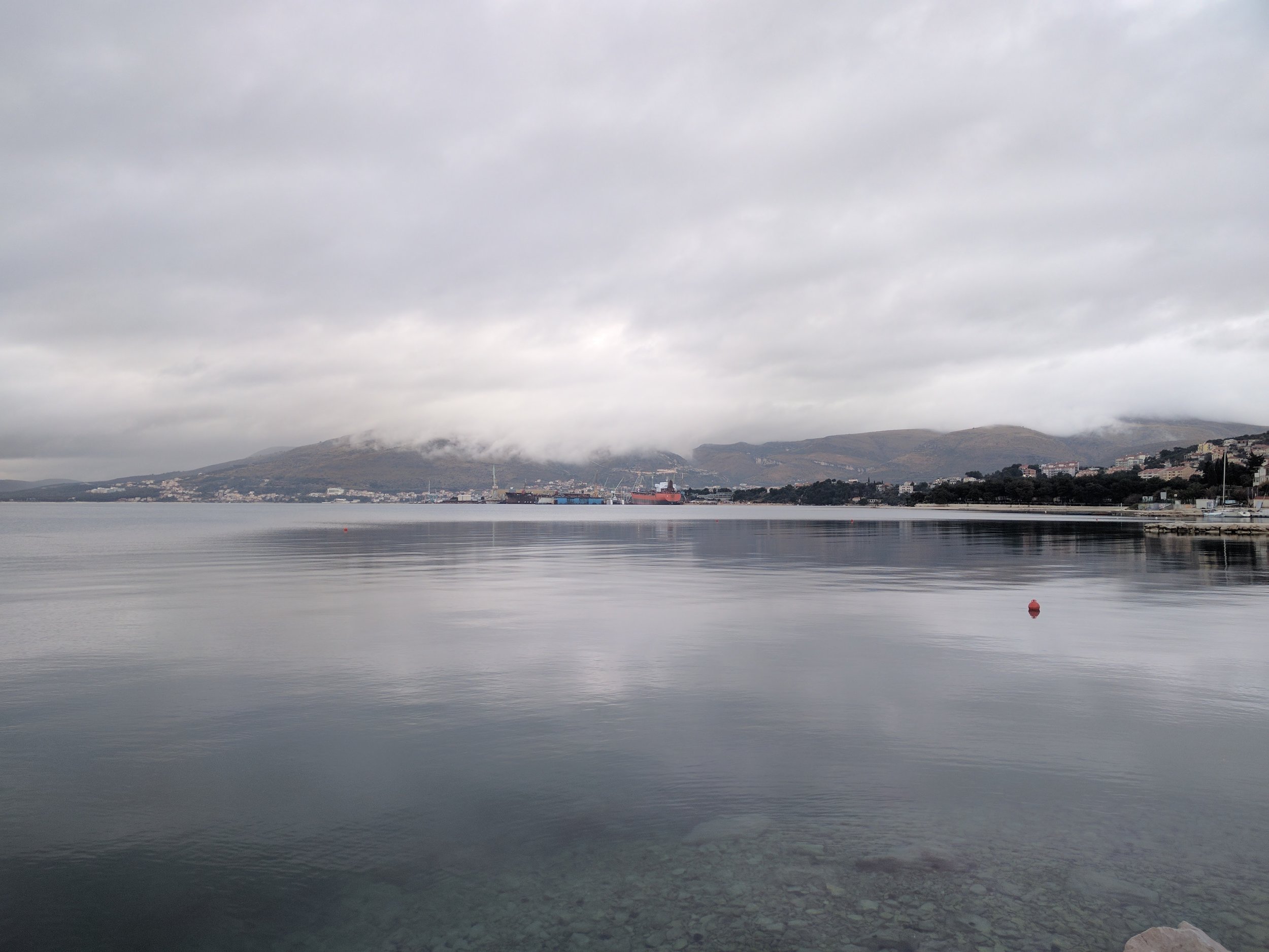 Cloudy views from Okrug Gornji
