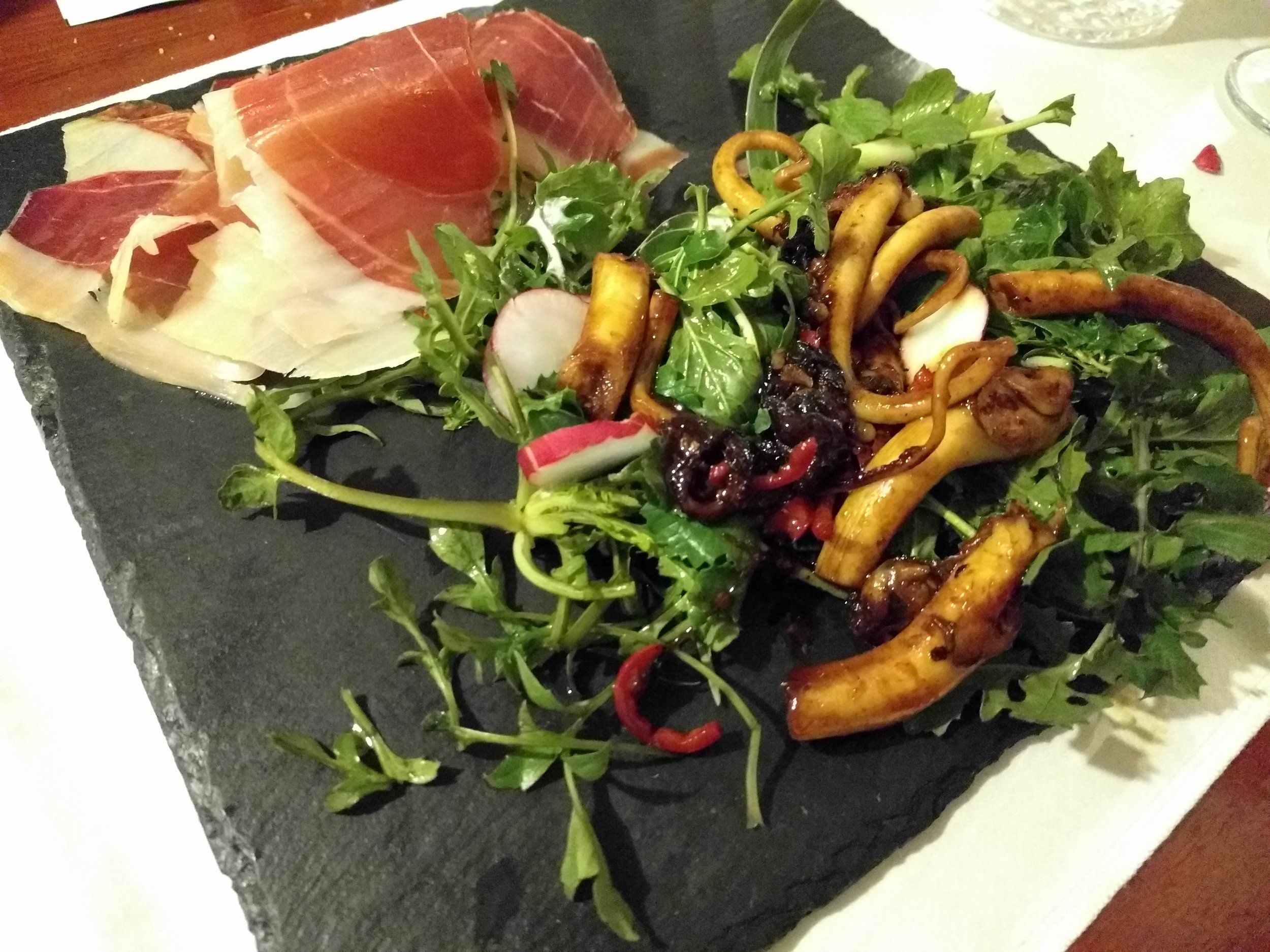 Octopus and Prosciutto @ Pjat