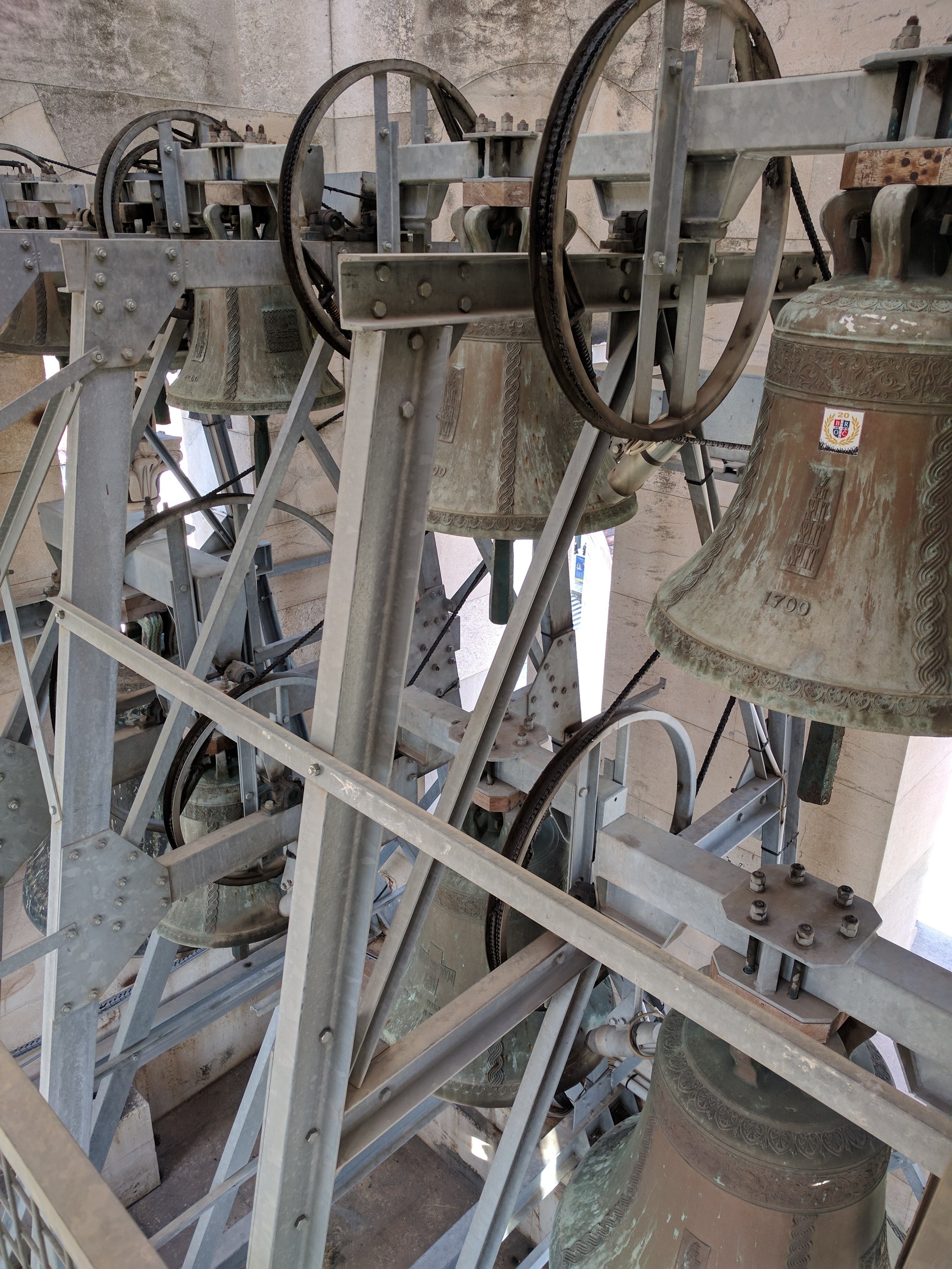 bells in the bell tower