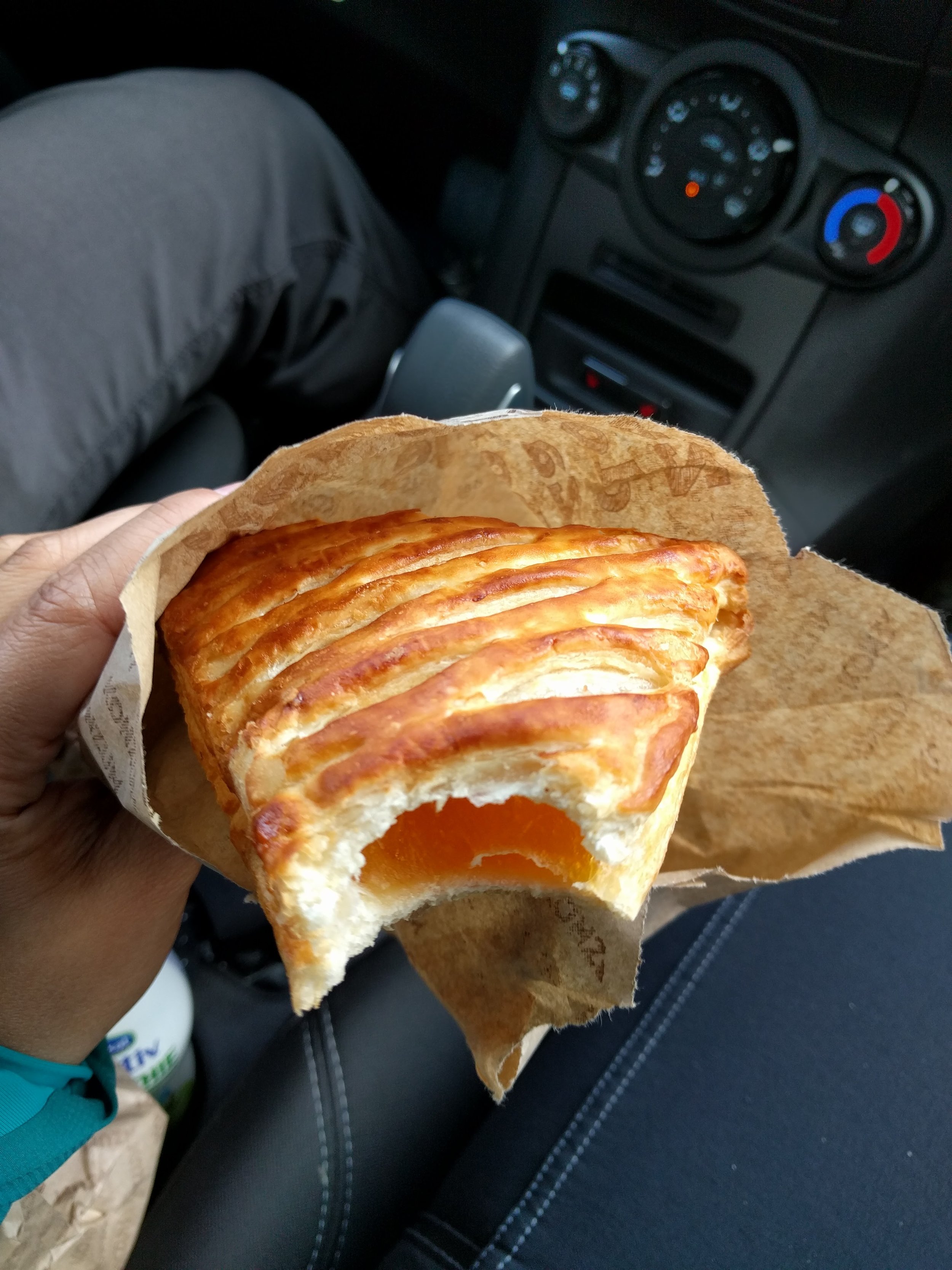 Breakfast from a local bakery