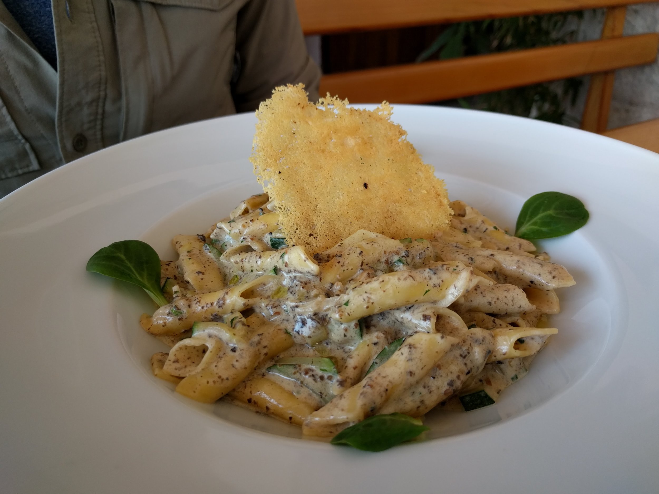 Truffle pasta at restaurant Feral