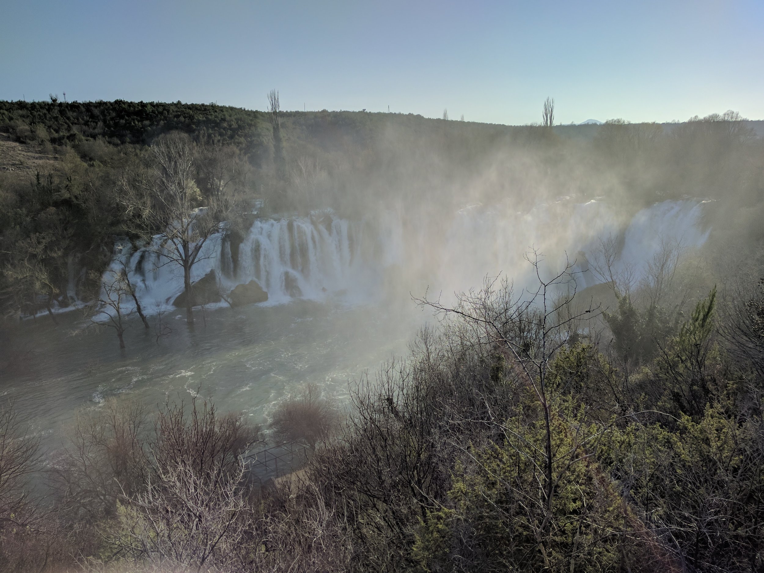 Kravica Falls - so misty