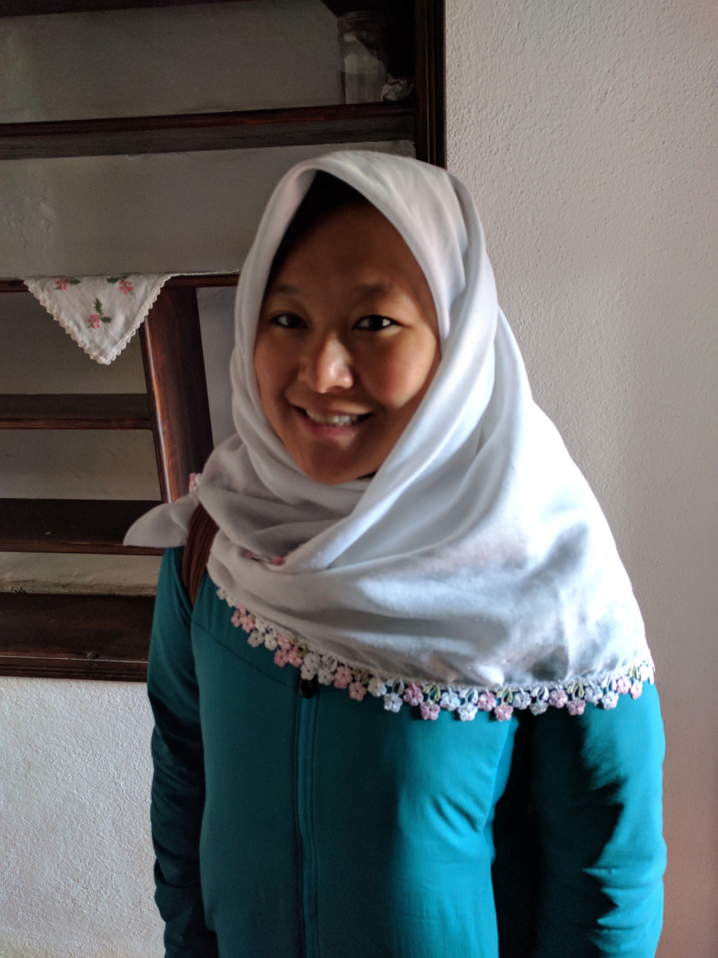 religious site = headscarf required