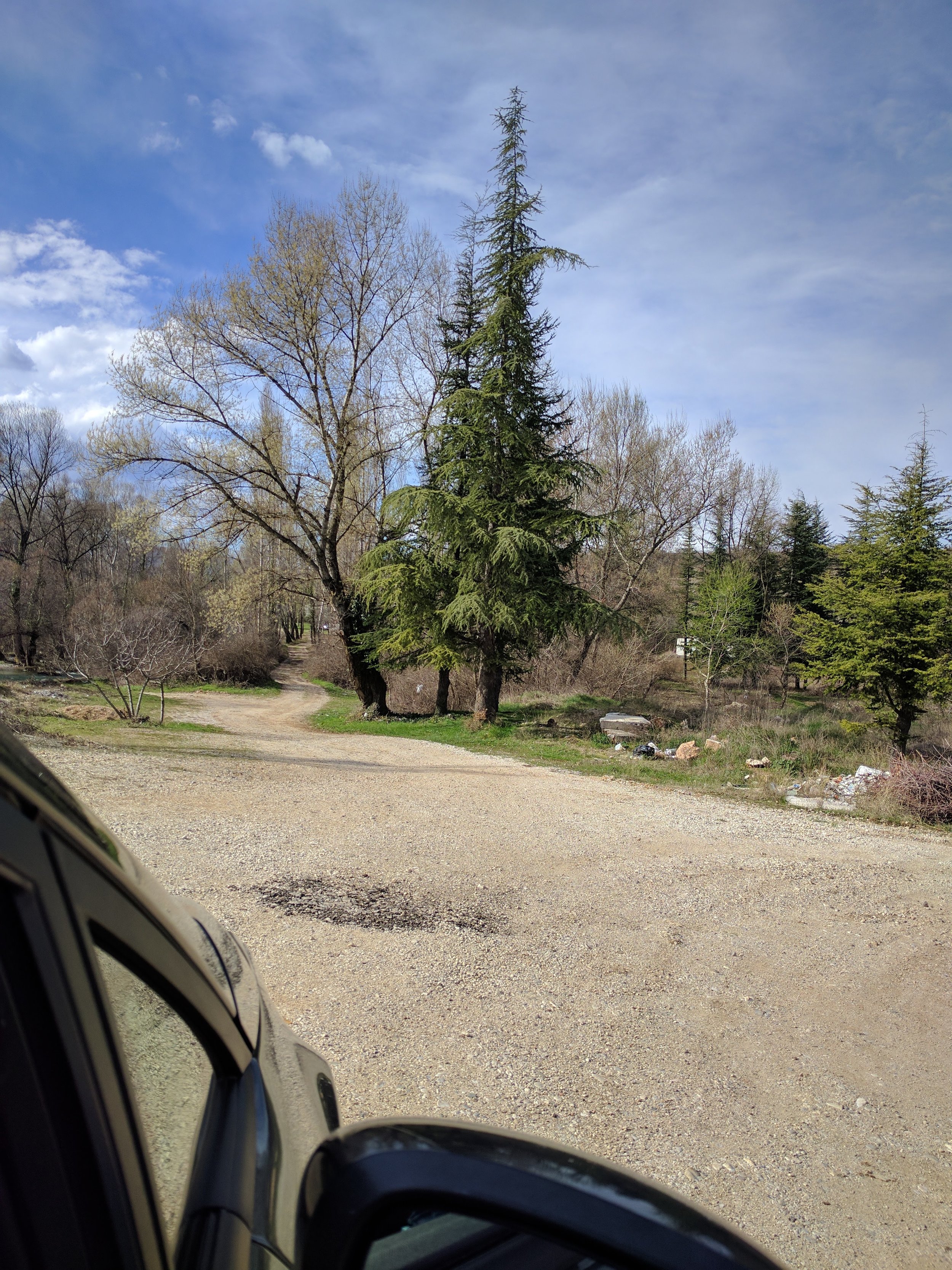 The "road" that took us to the river