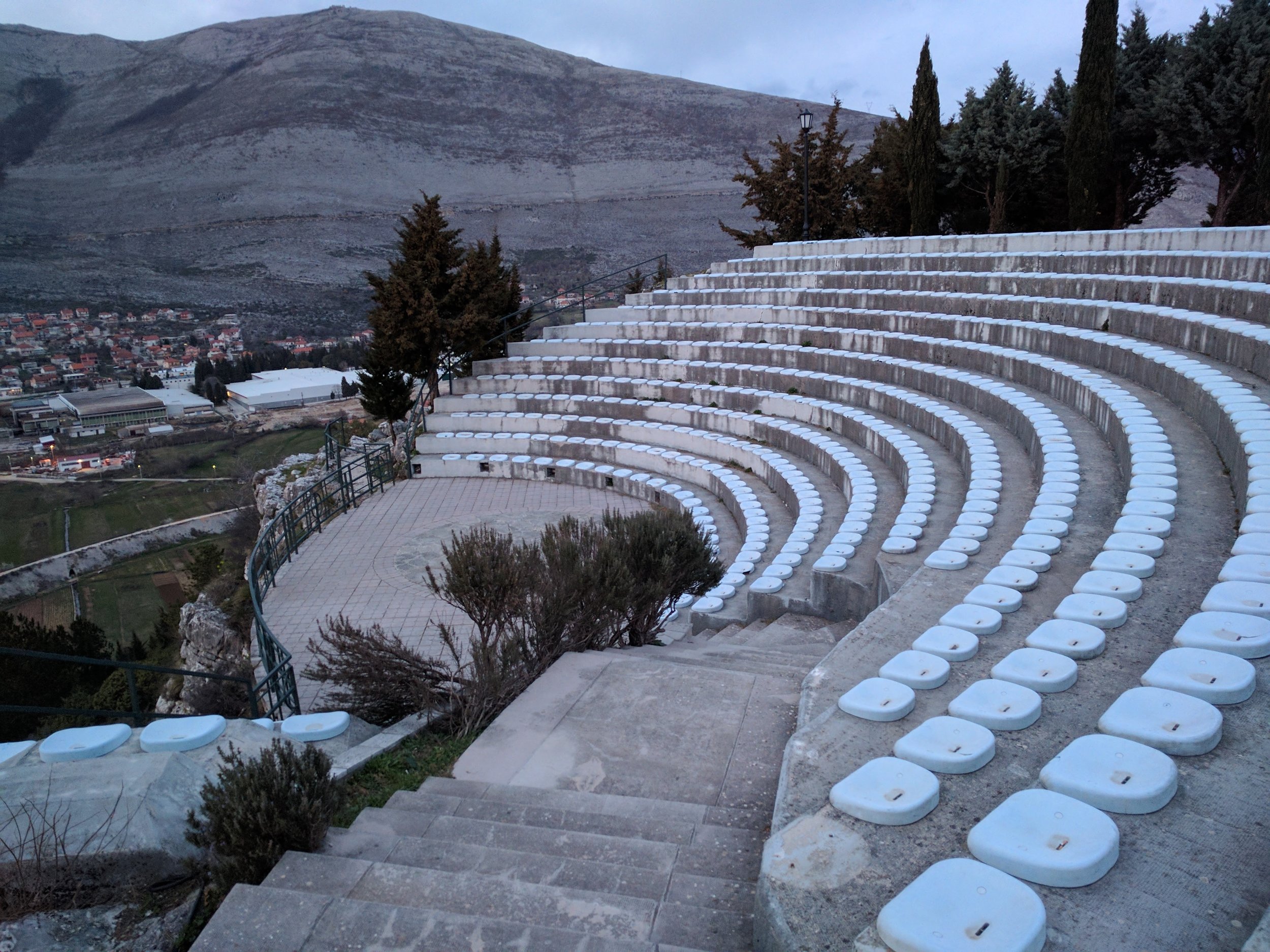 Amphitheater at the top