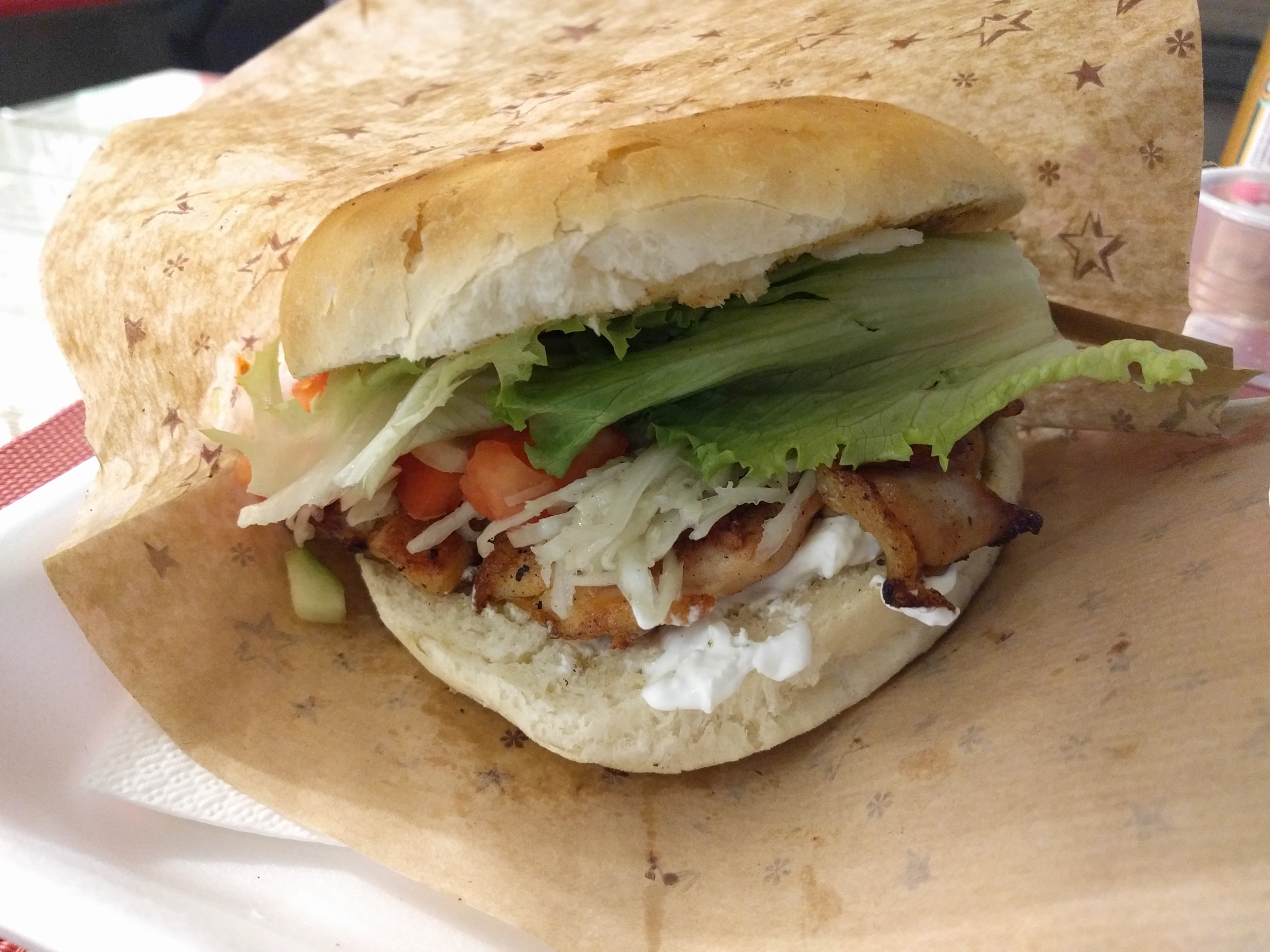 Grilled chicken thigh