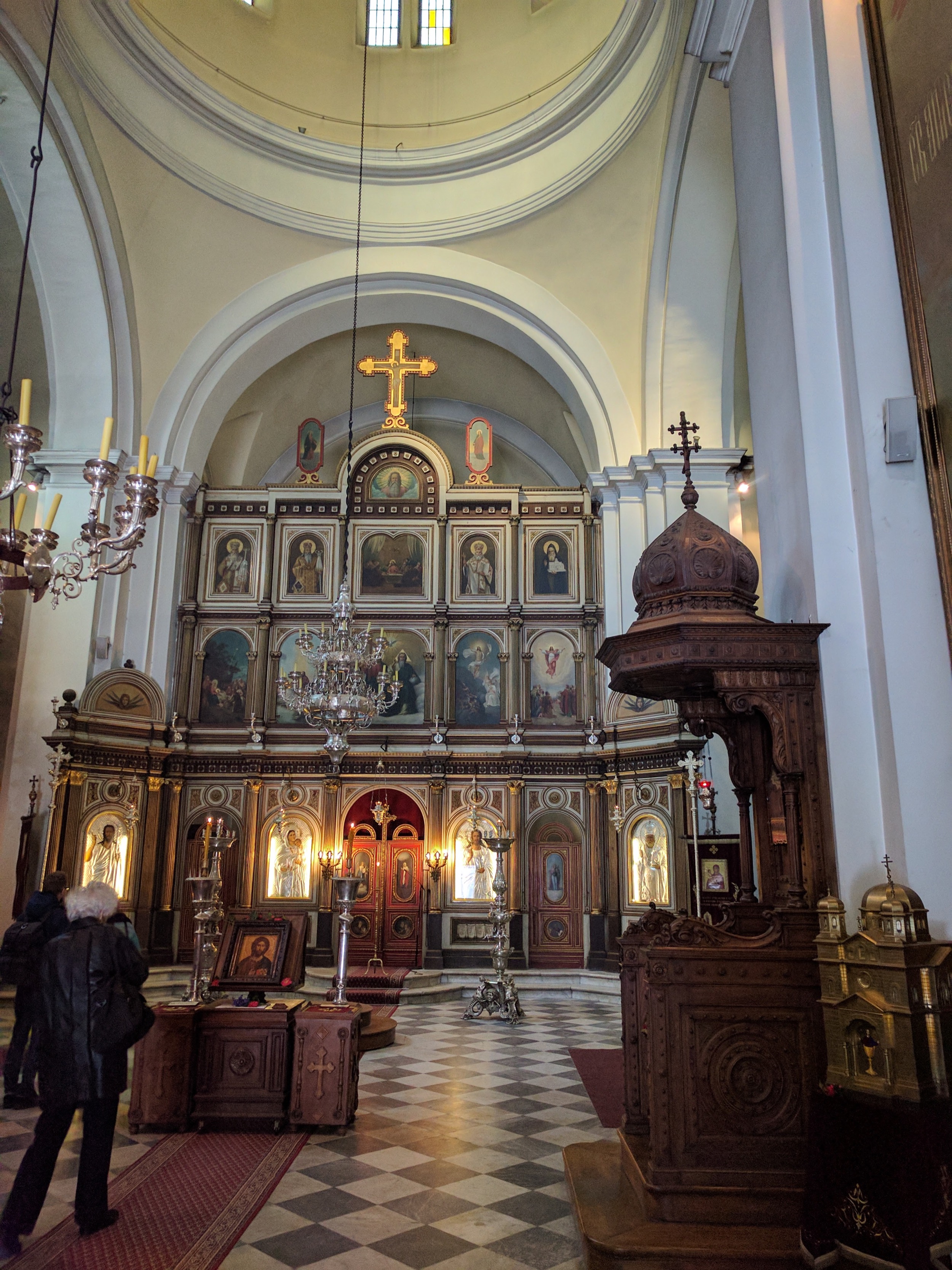 Inside St. Nicholas Orthodox Church