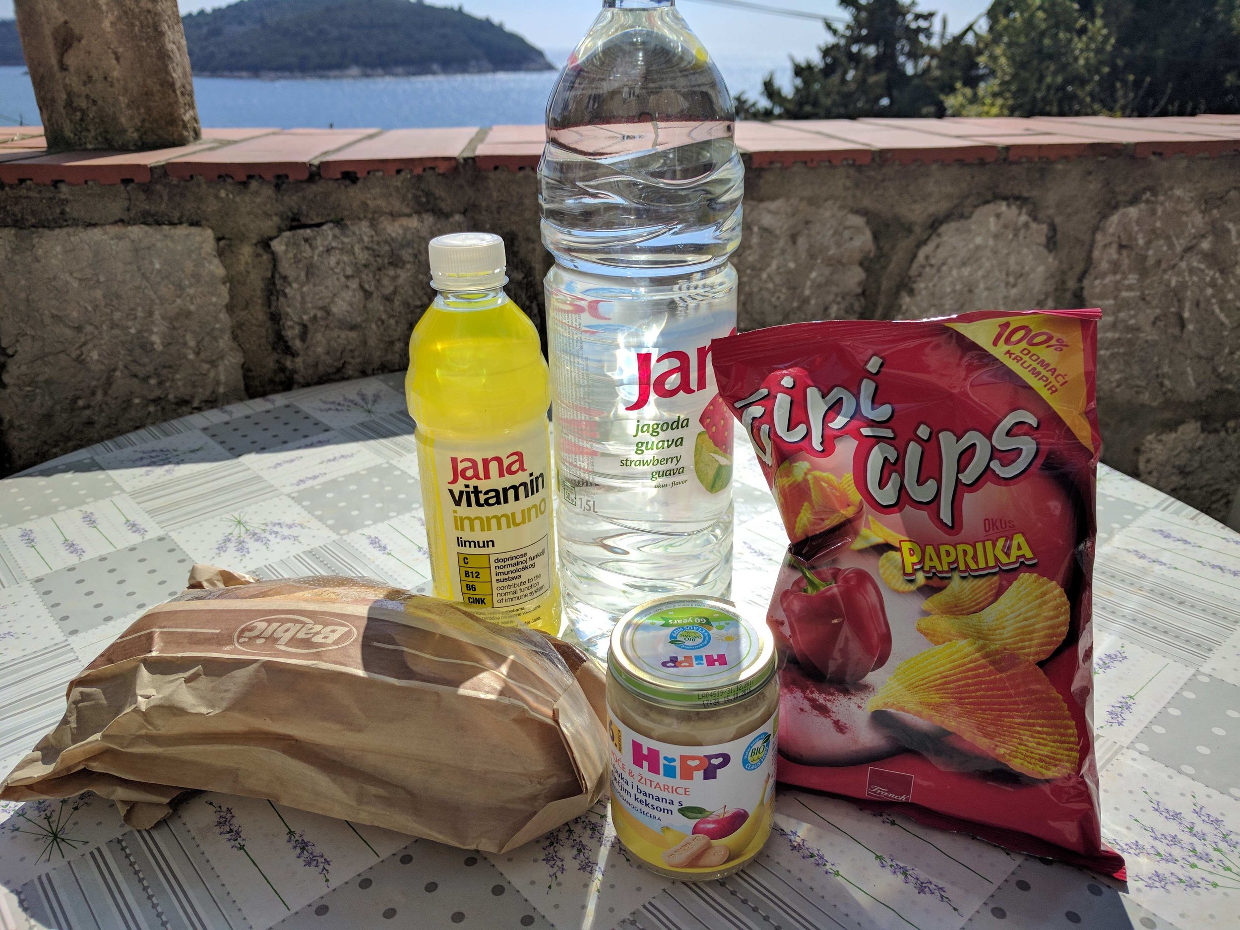 Sick food (plus chips for Lishan)
