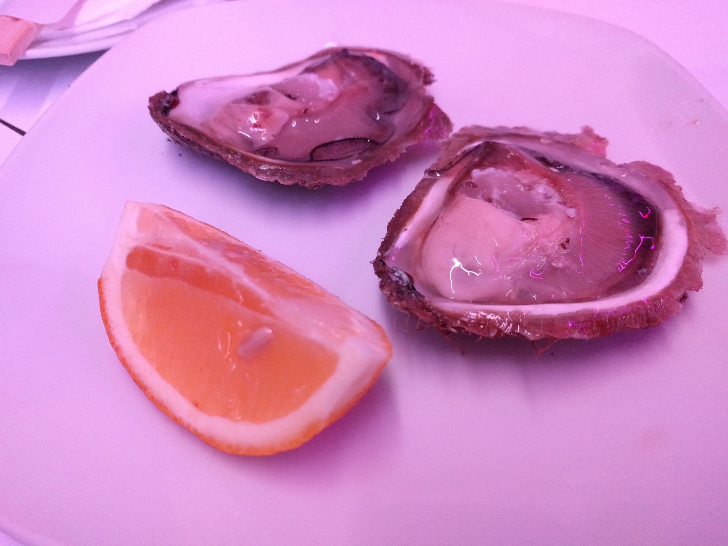 famous Croatian pearl oysters @ Oyster & Sushi Bar Bota