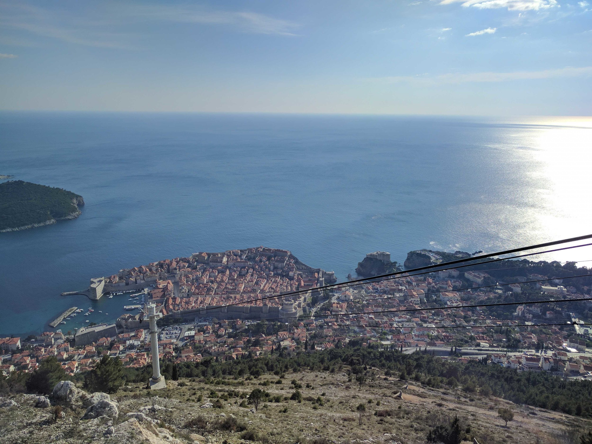 Top of the cable car