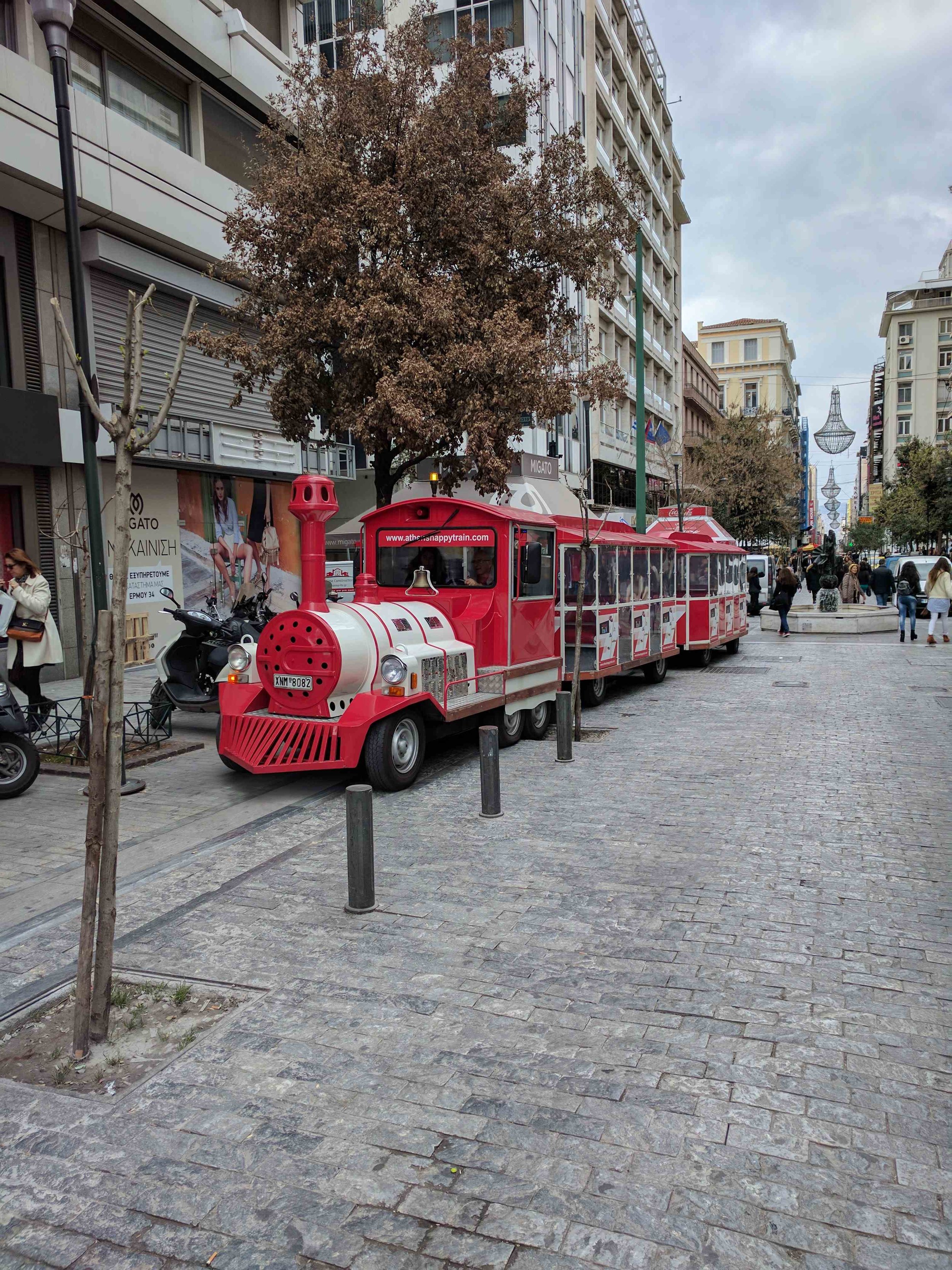 Funny sight seeing train