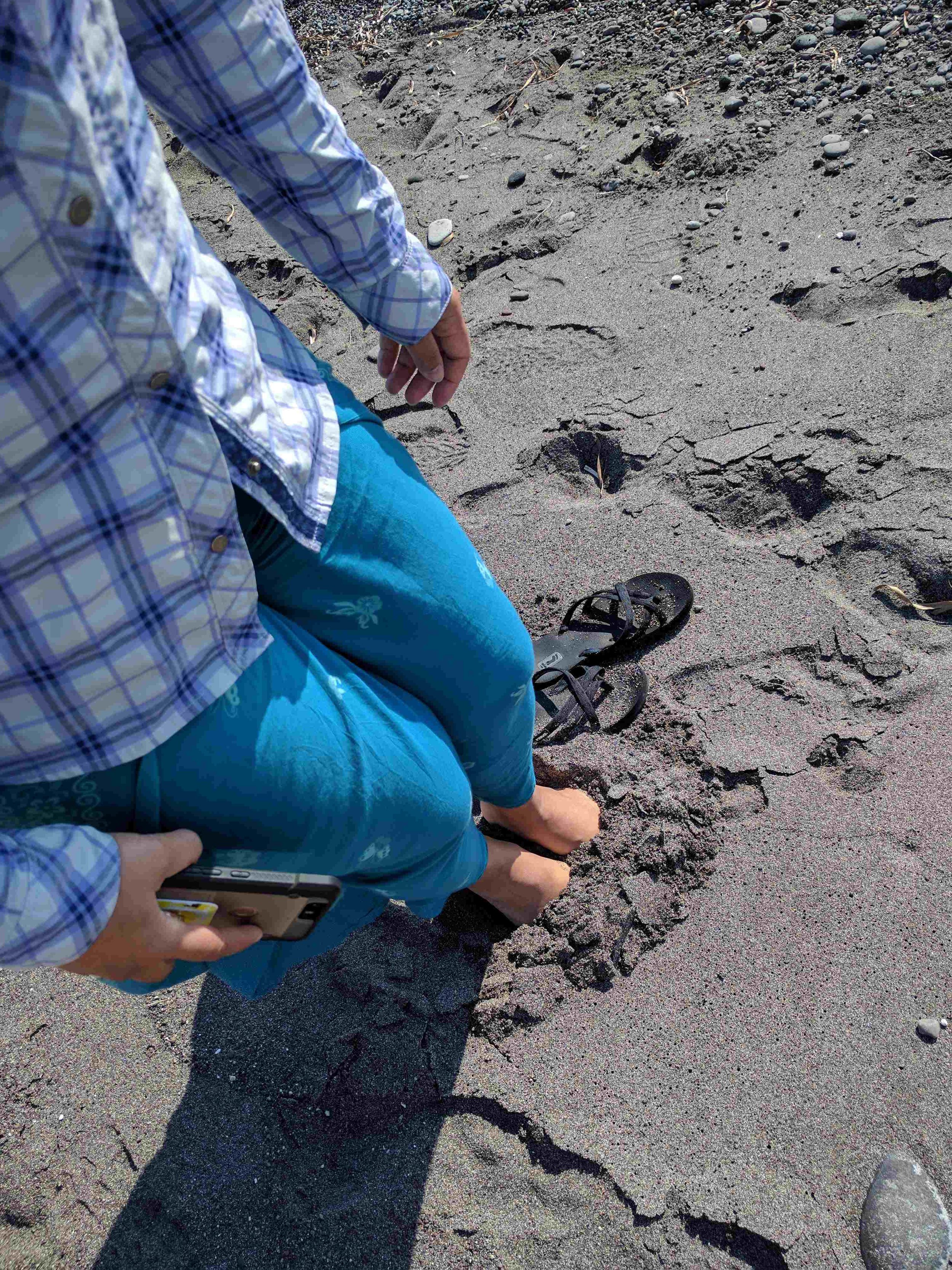 Found the soft sand spot!