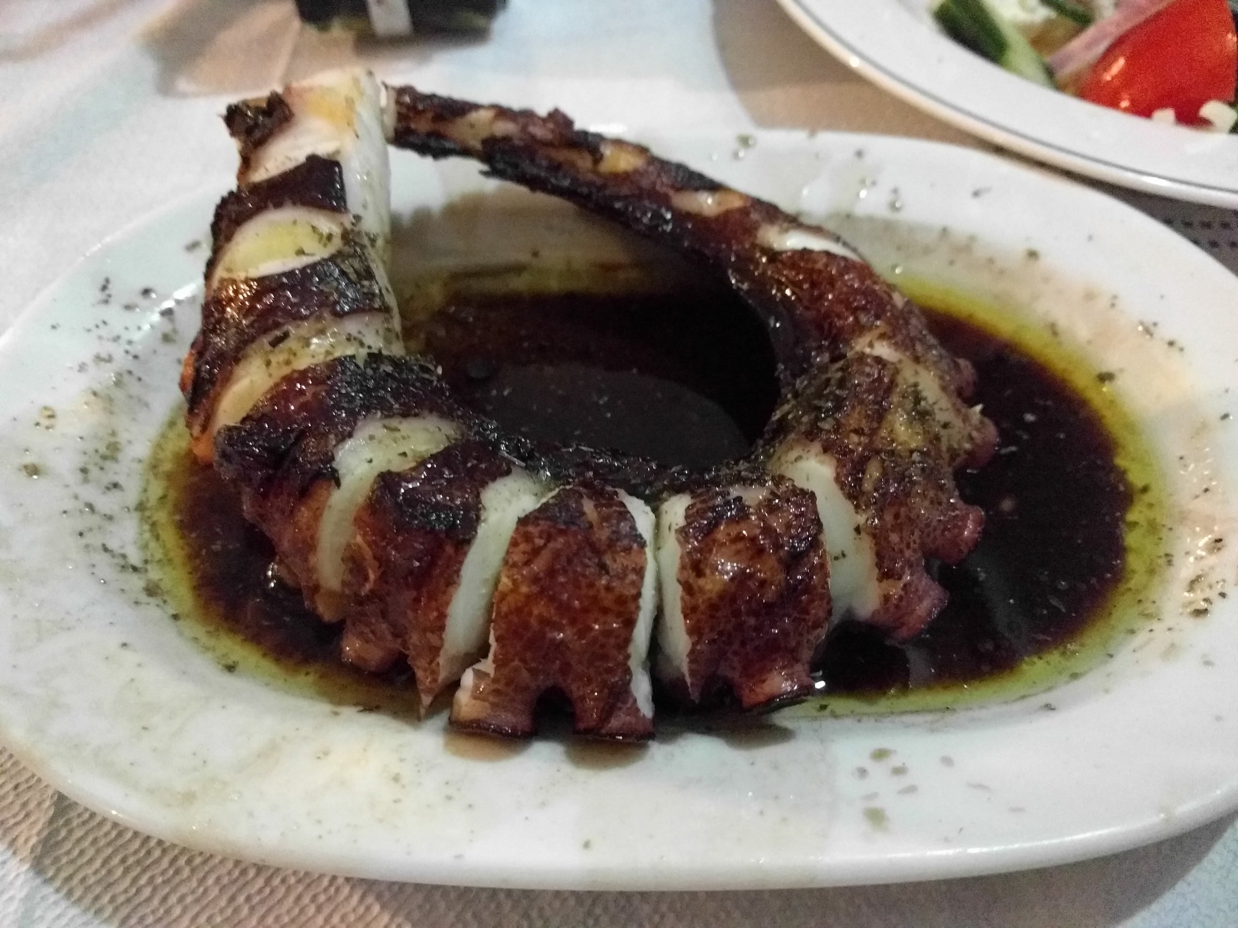 Grilled octopus