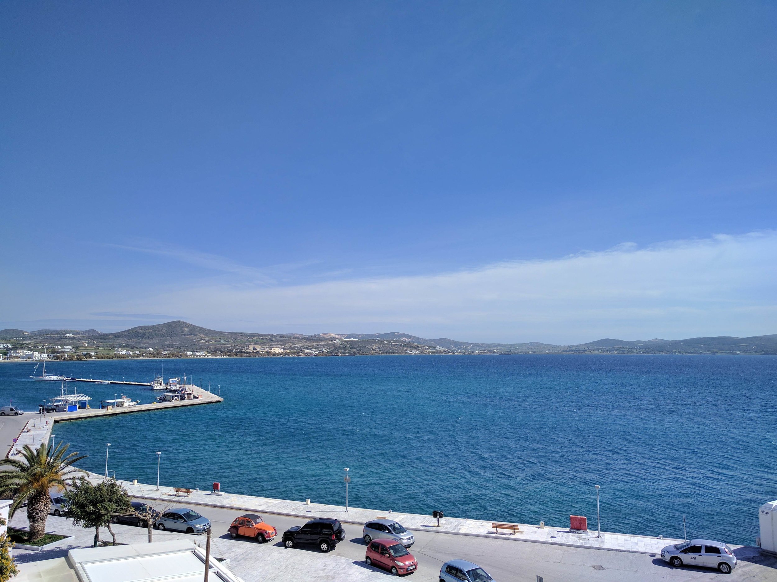 Adamantas port in Milos
