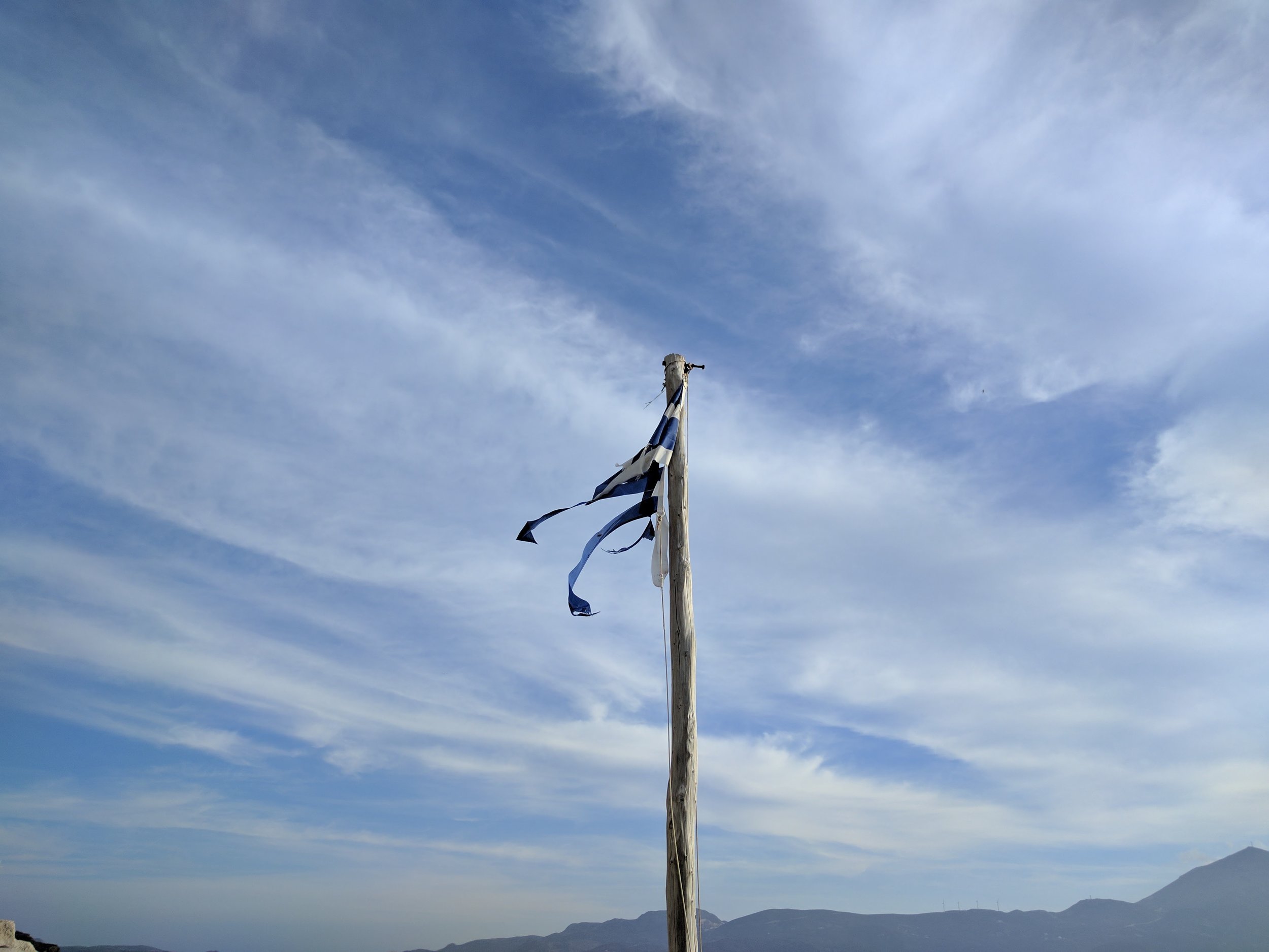 this flag has seen better days