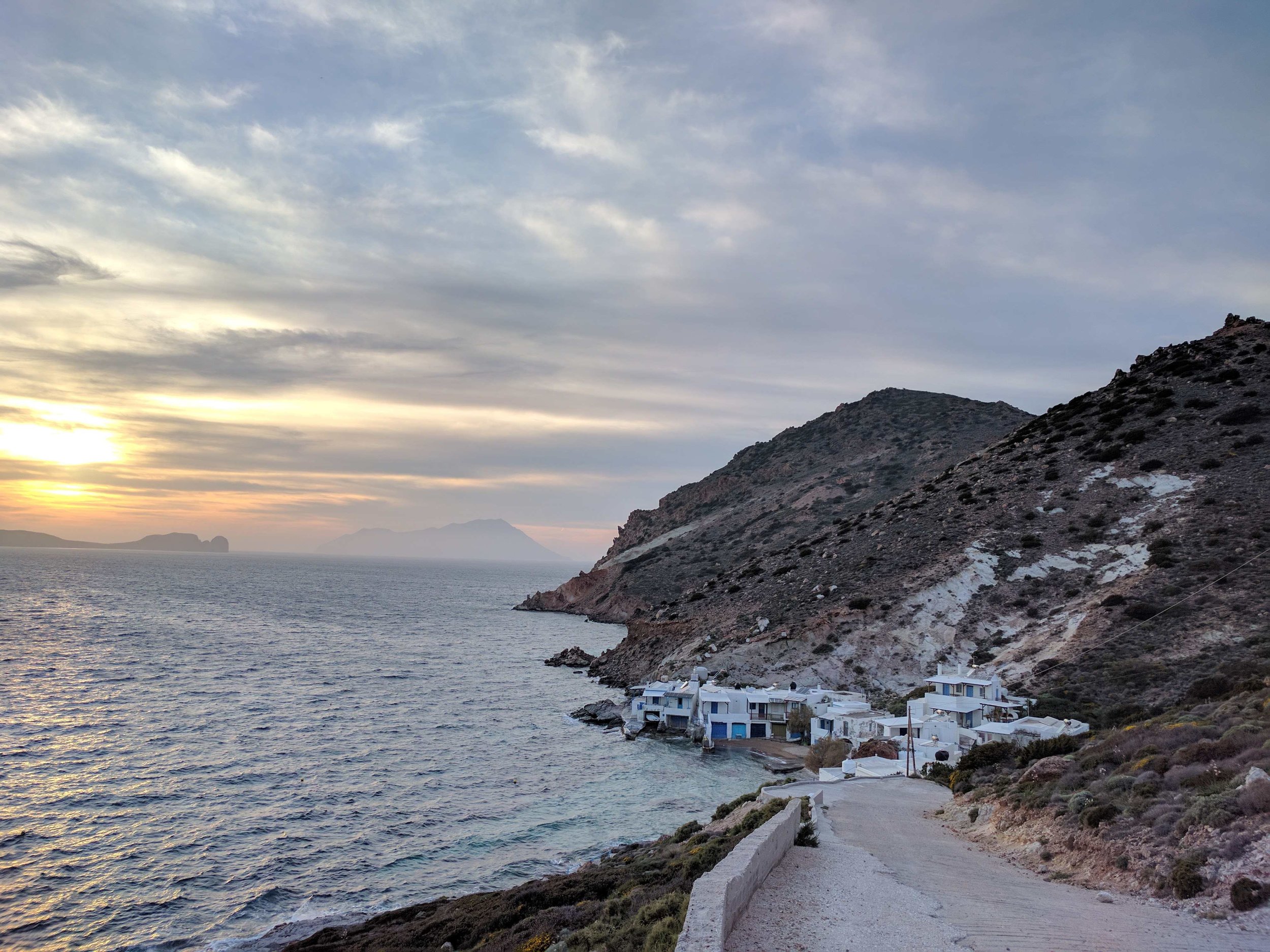 Fourkovouni village below
