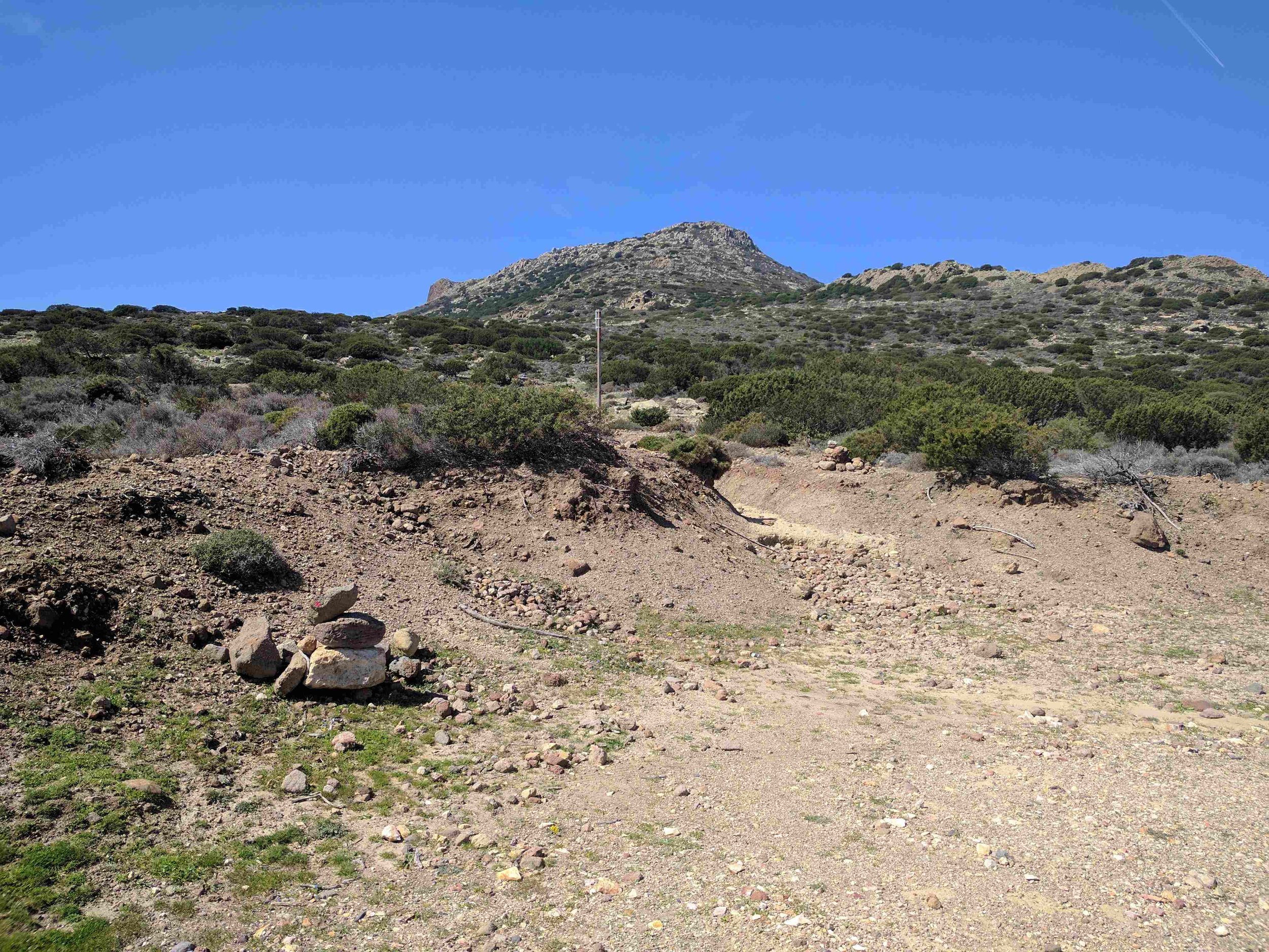 the trailhead!