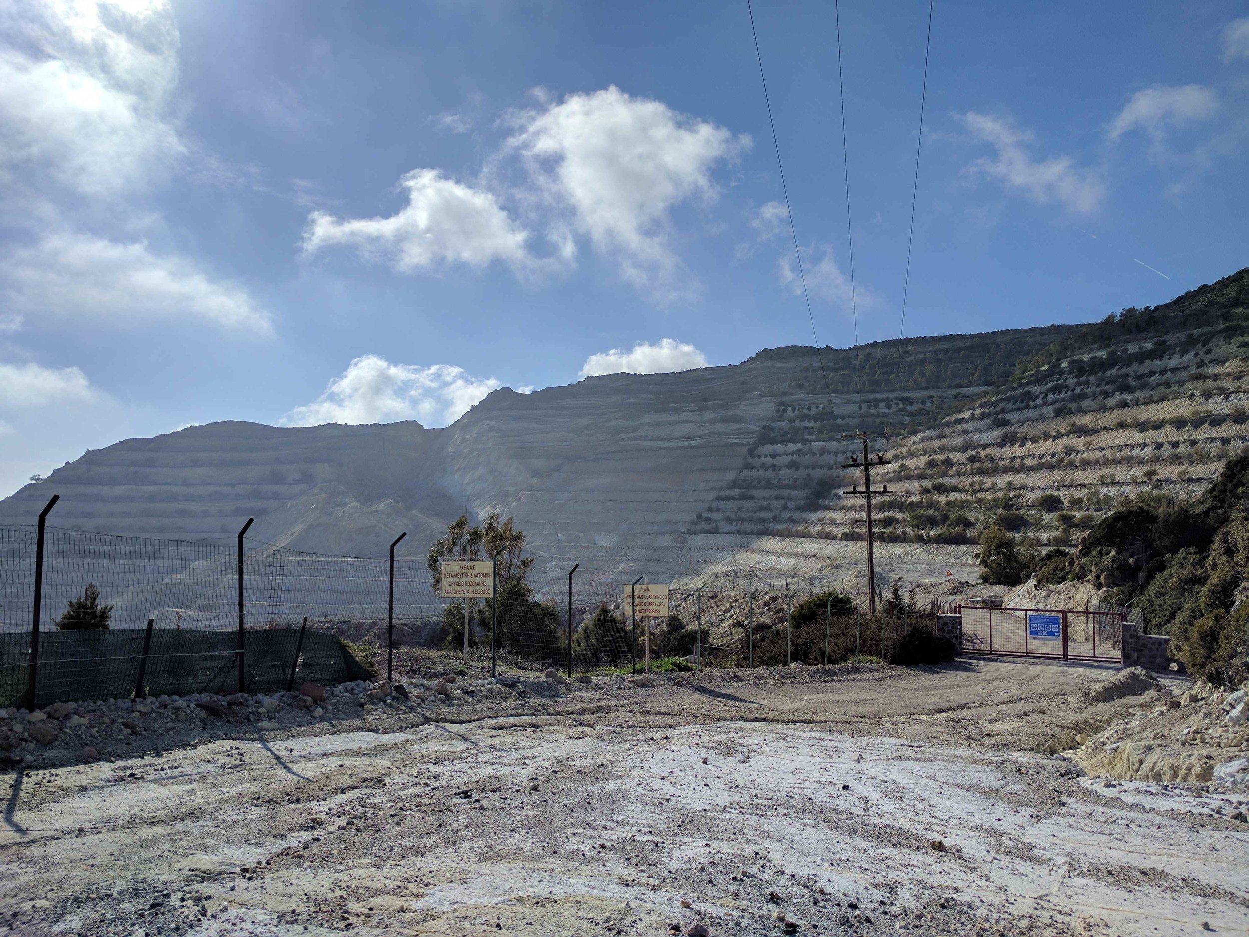 lots of quarries in the area