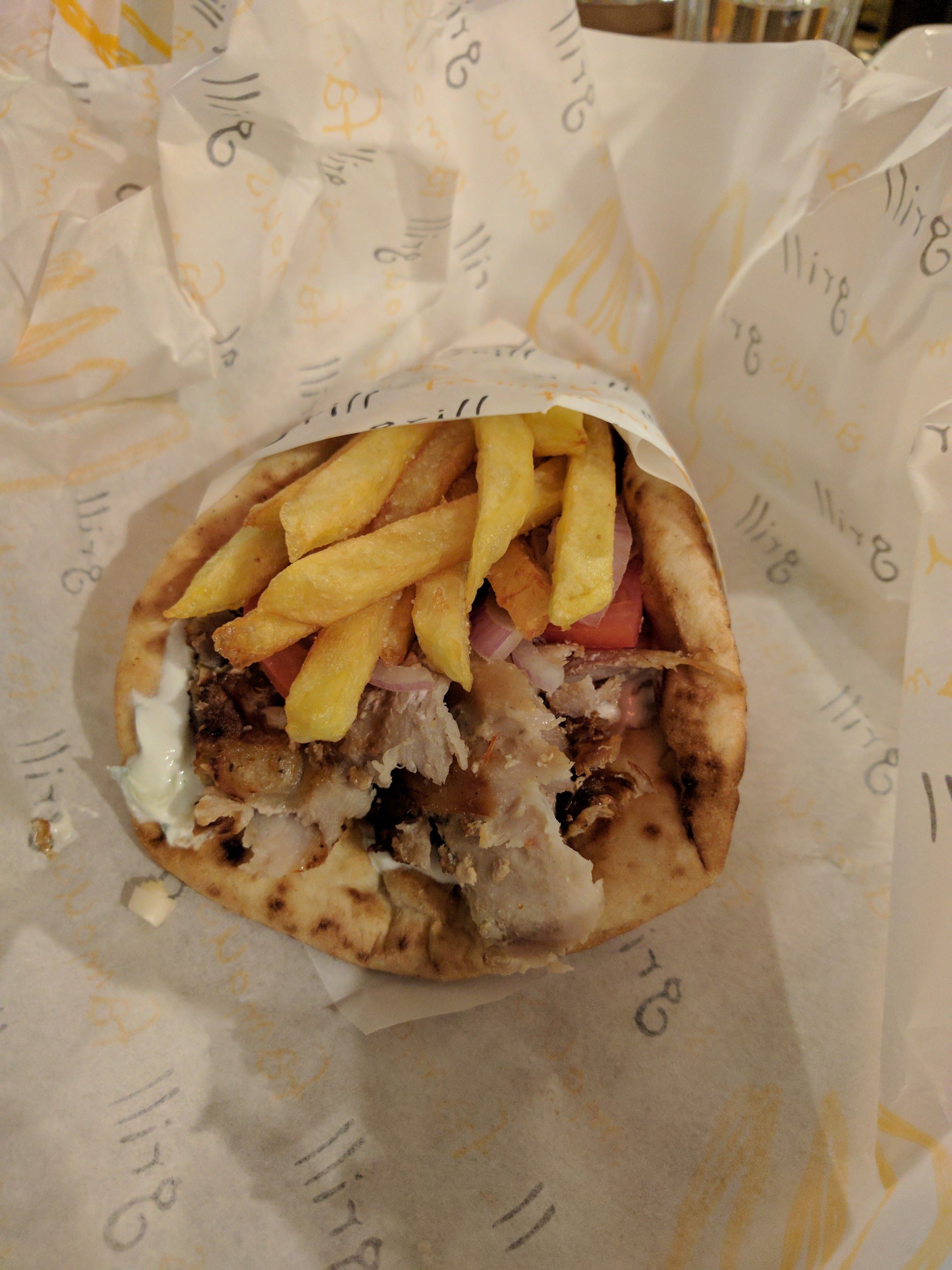 Pork gyro