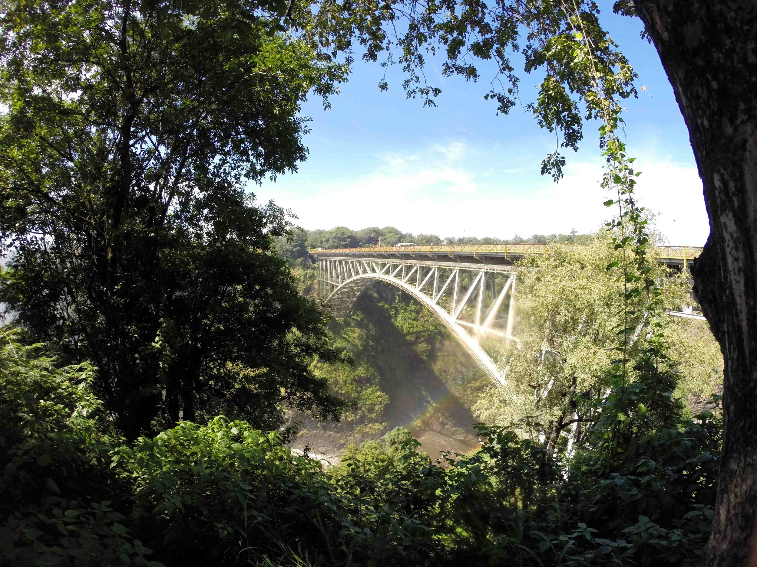 Bridge leading to Zambia