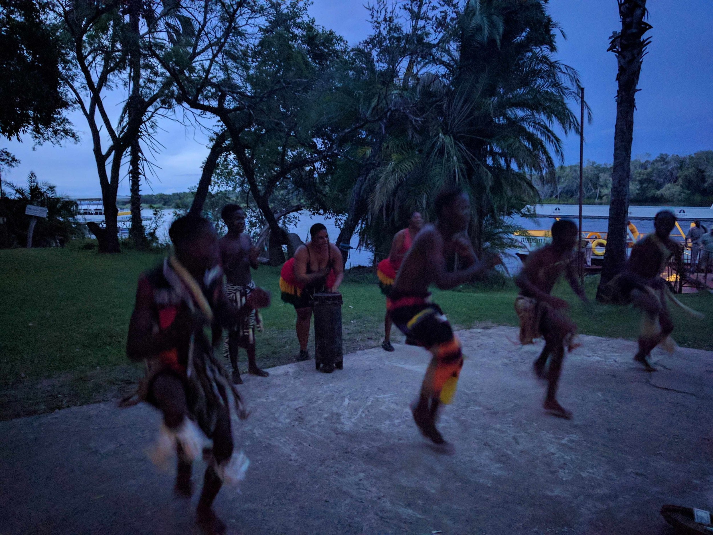 Dancers tended to greet you at start and end of activities