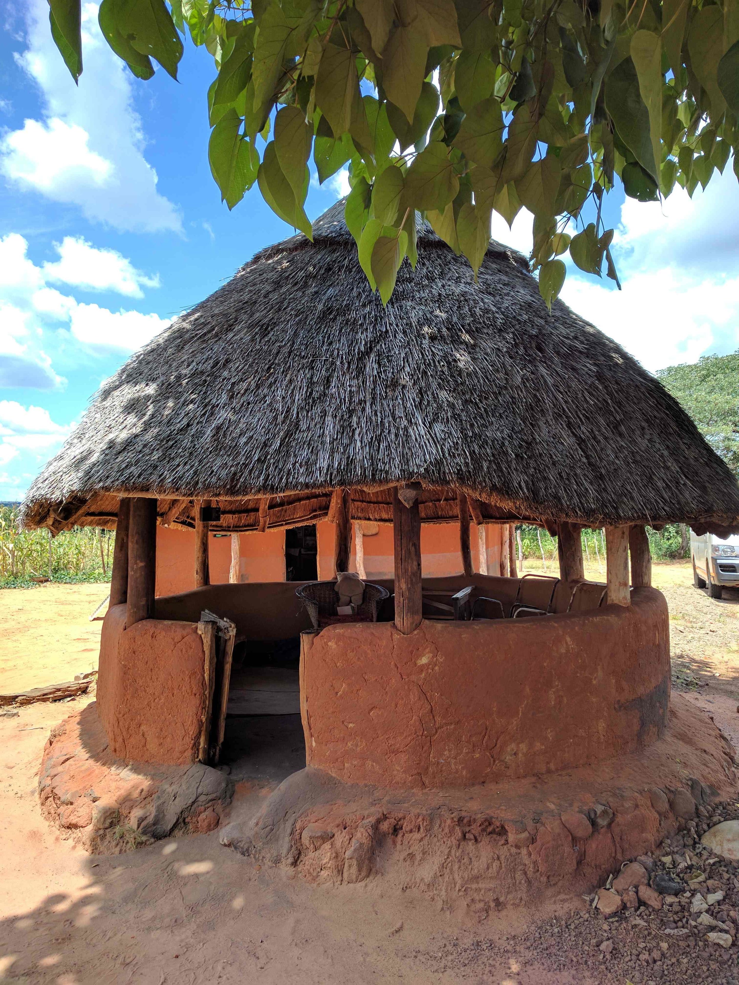 Village head man hut