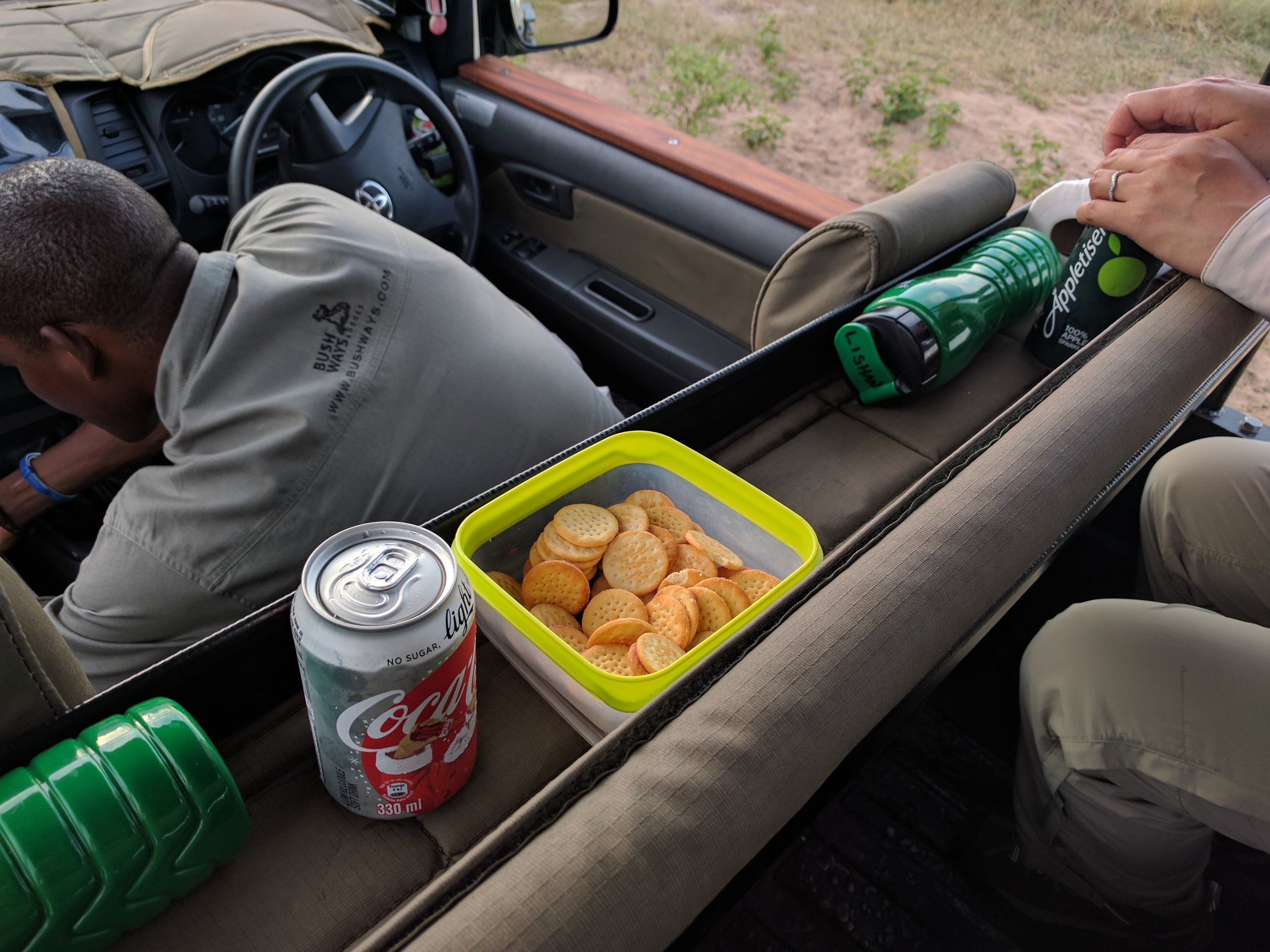 Game drive snacks