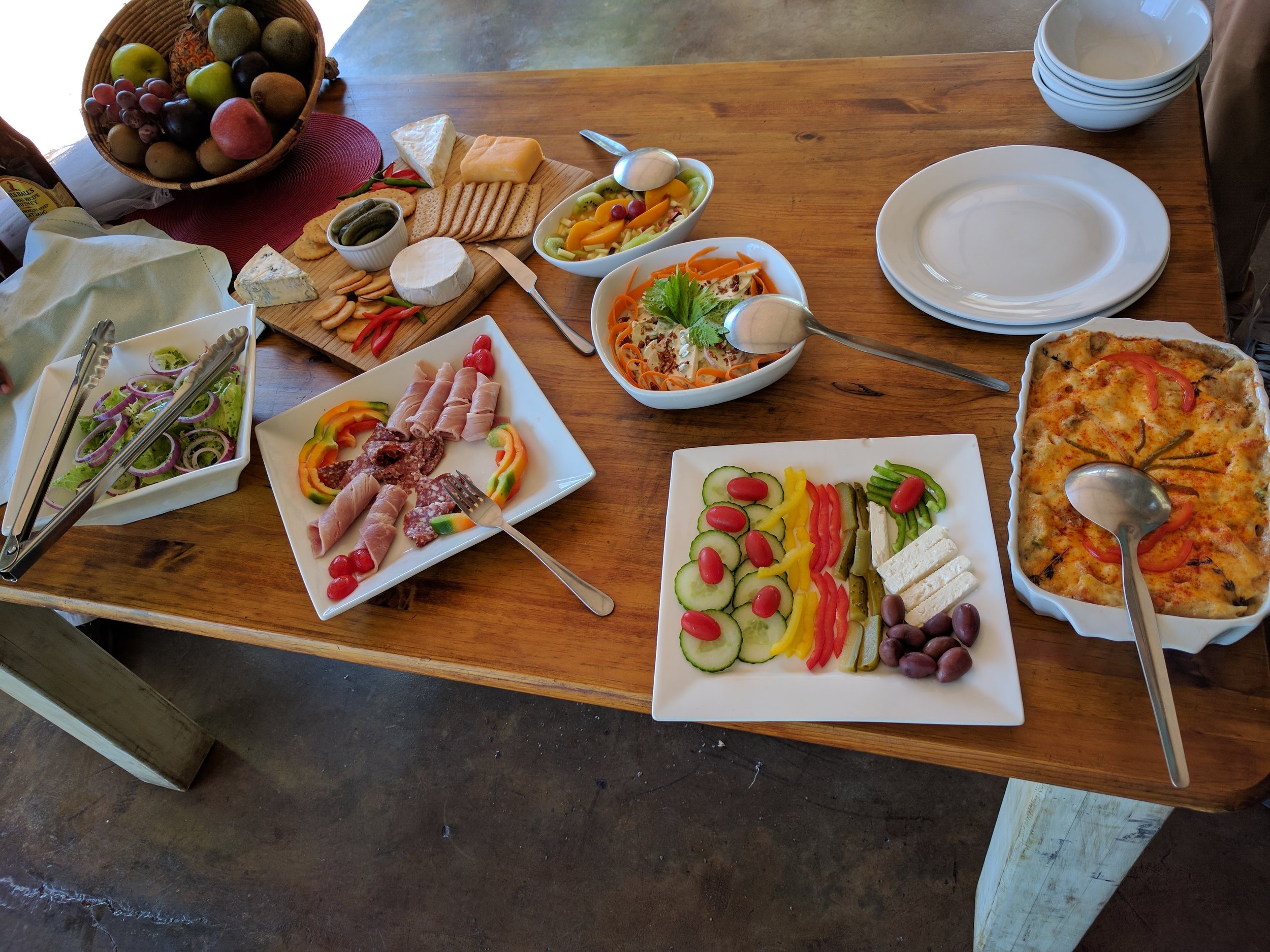 Lunch at the lodge