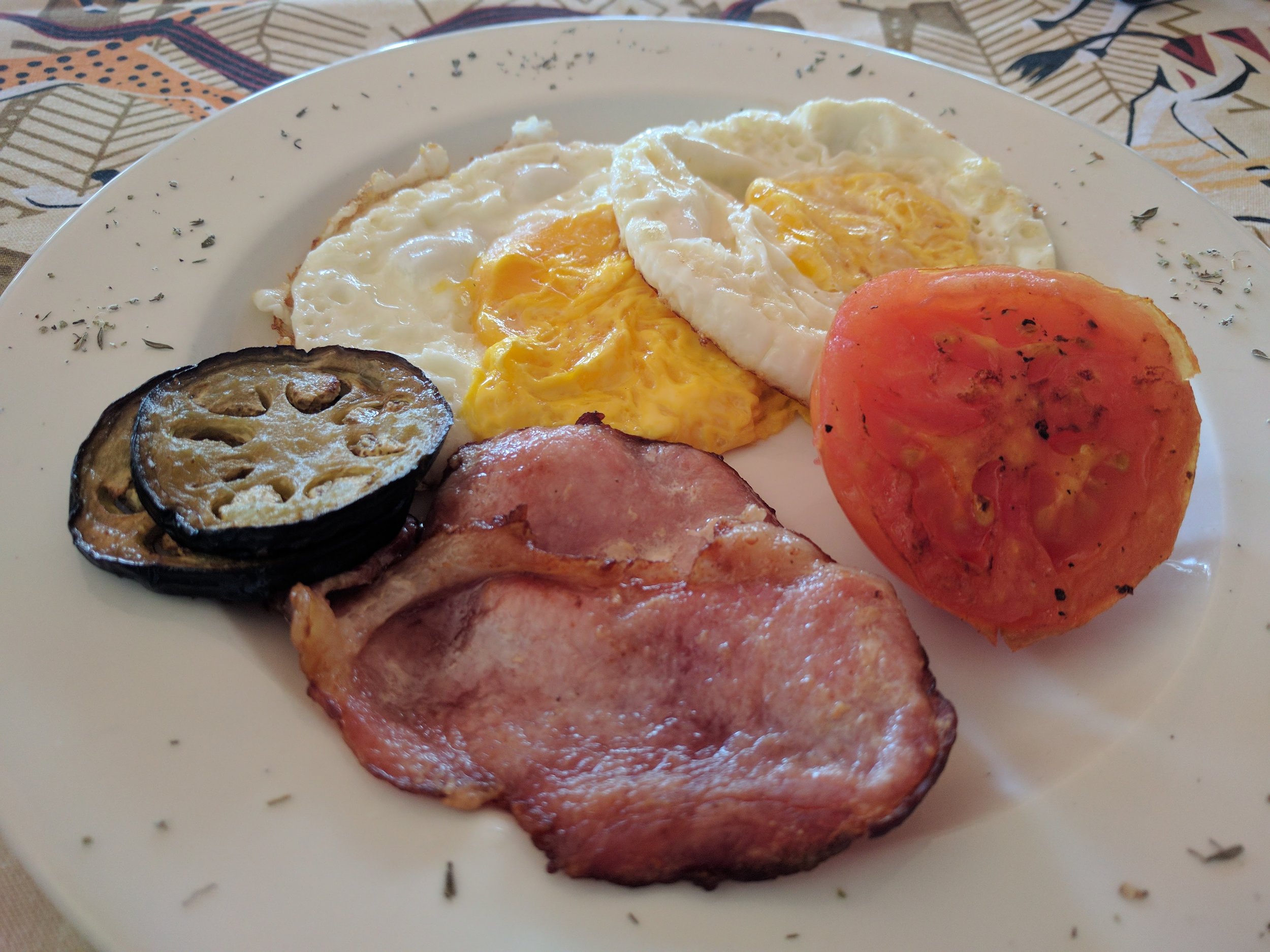 Hot breakfast