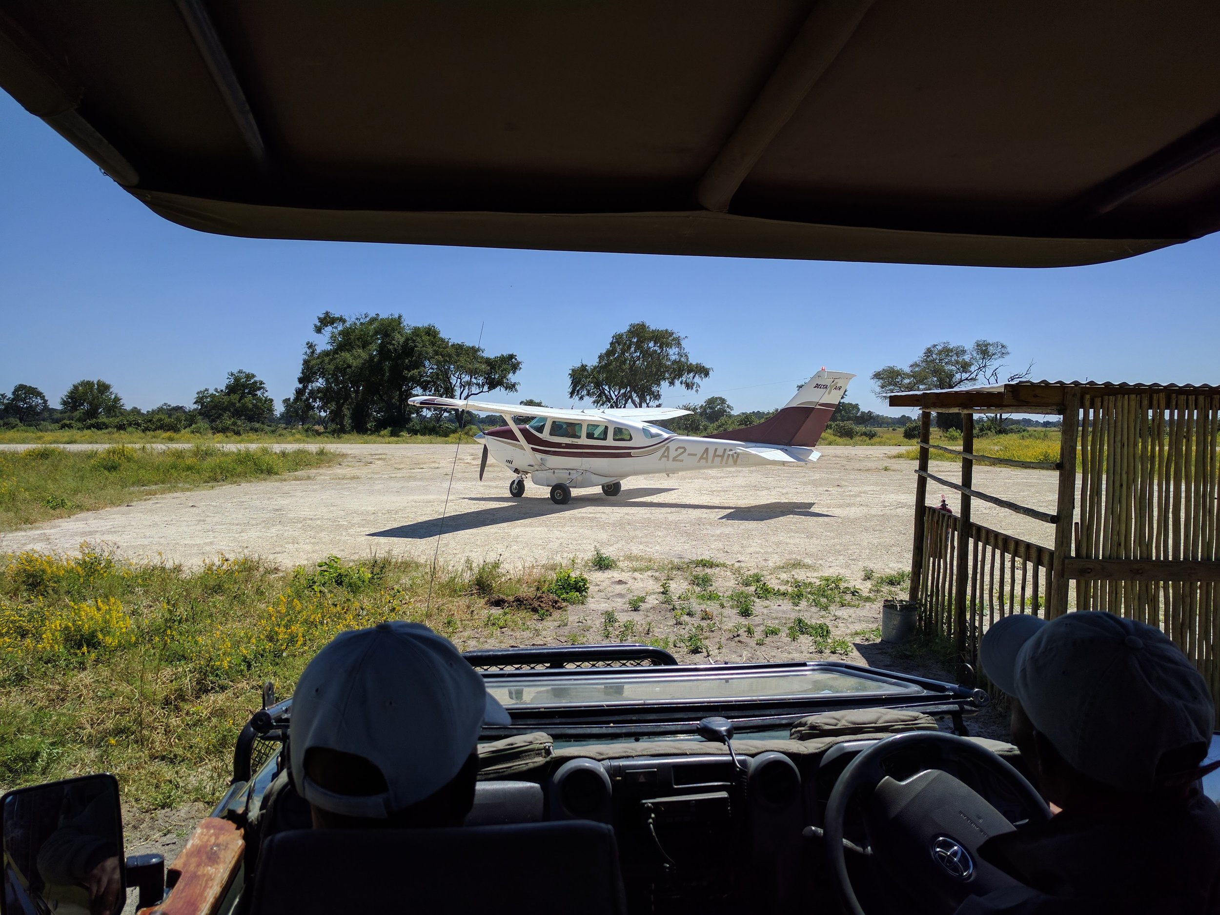 Our ride arrives
