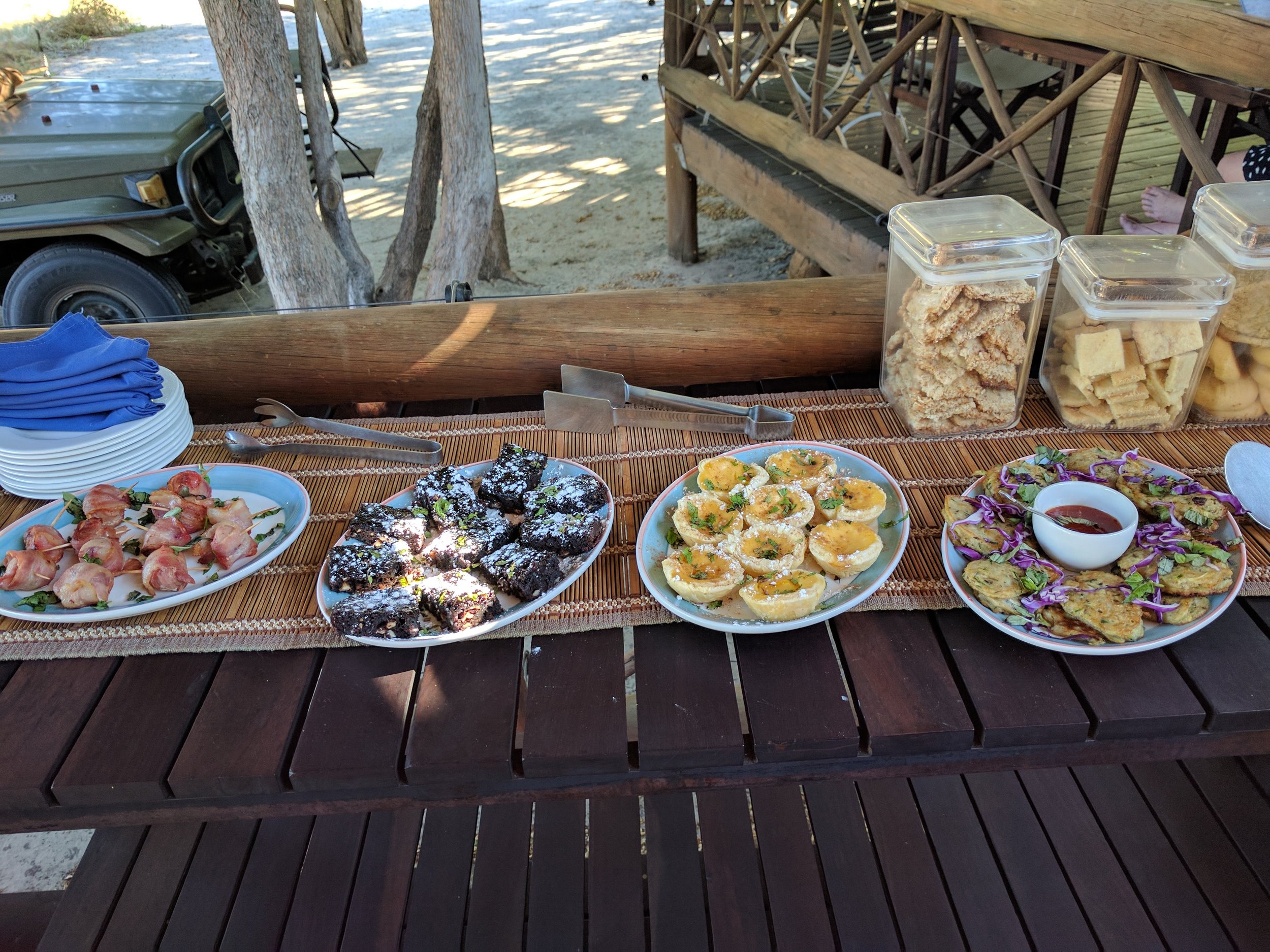 High tea snacks