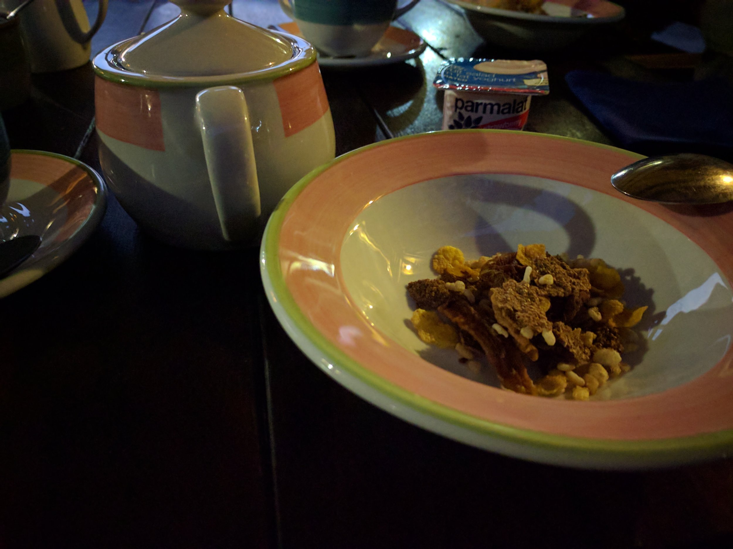 Breakfast - yogurt & muesli