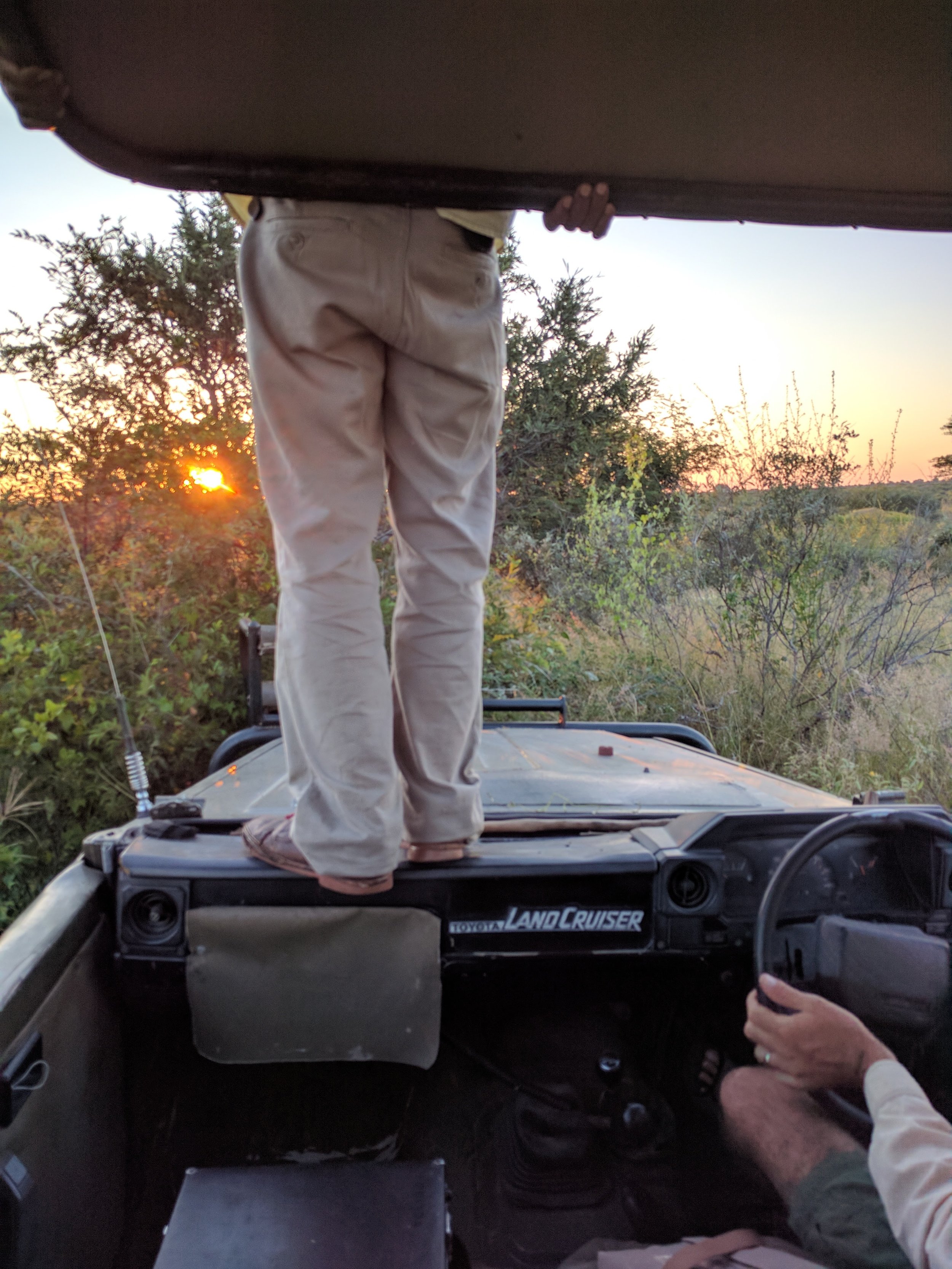 Getting a good vantage point without getting out of the vehicle