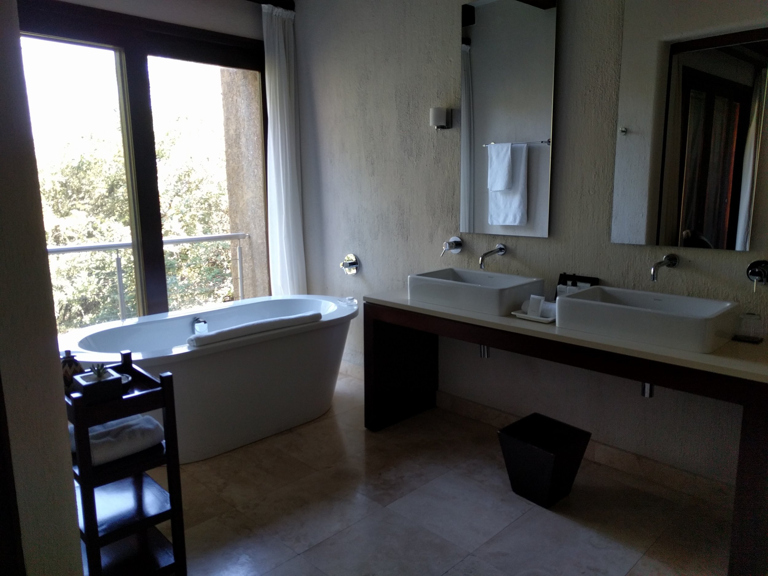 Fancy bathroom