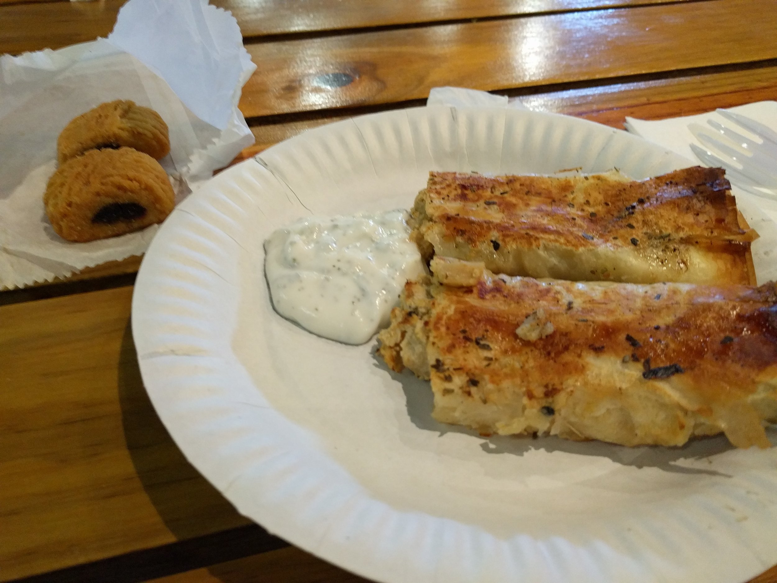 Tunisian food - burrito thingie