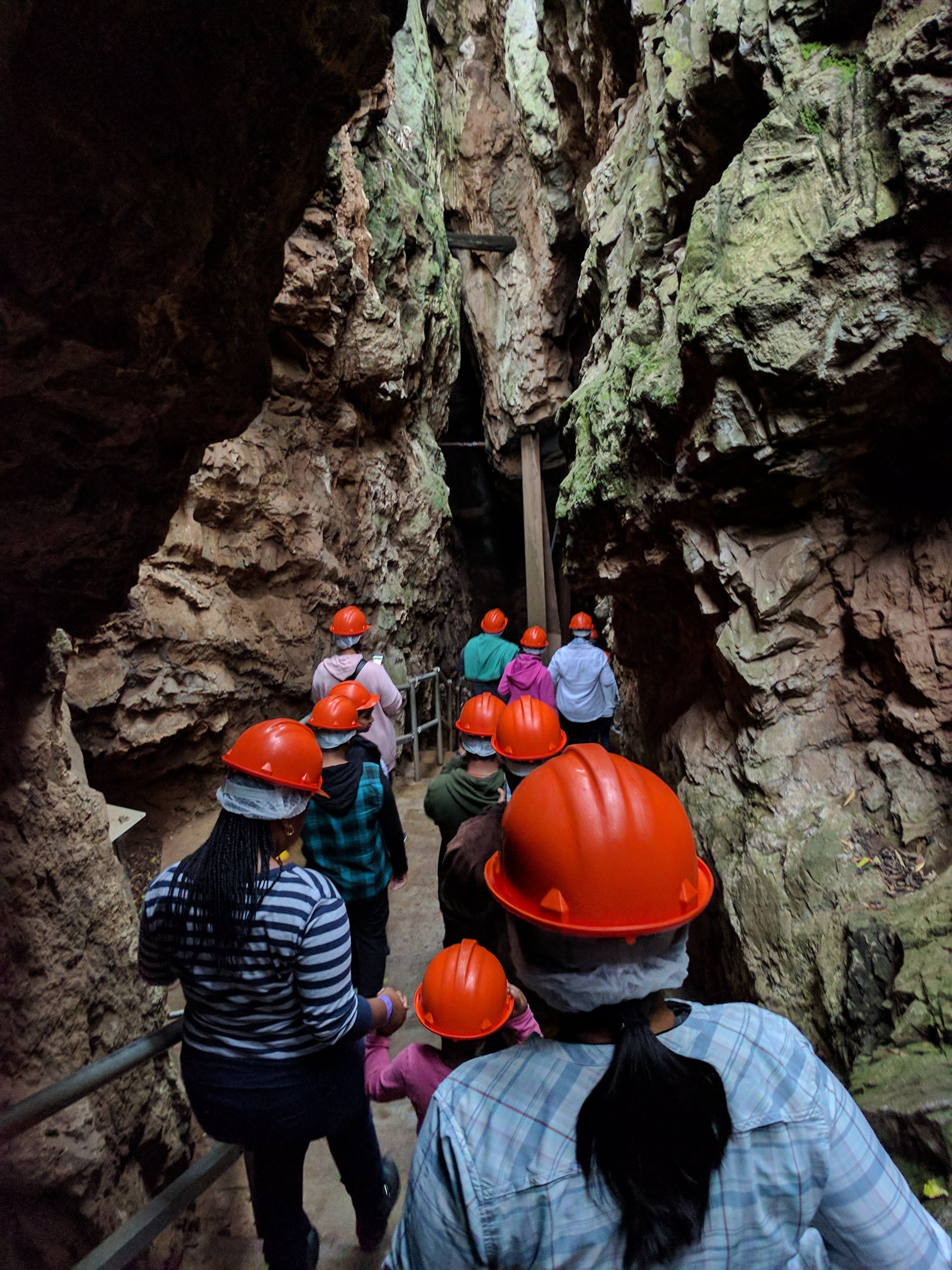 Heading to the caves